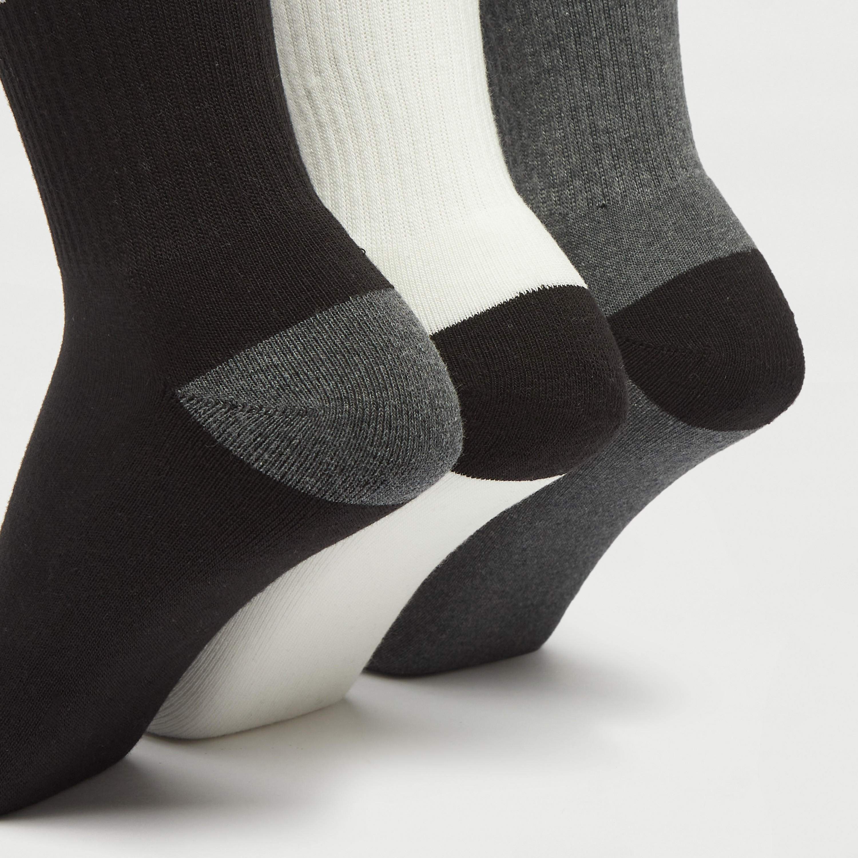 جوارب بطول ربلة الساق وطبعات - طقم 3 أزواج-men-socks-image-4