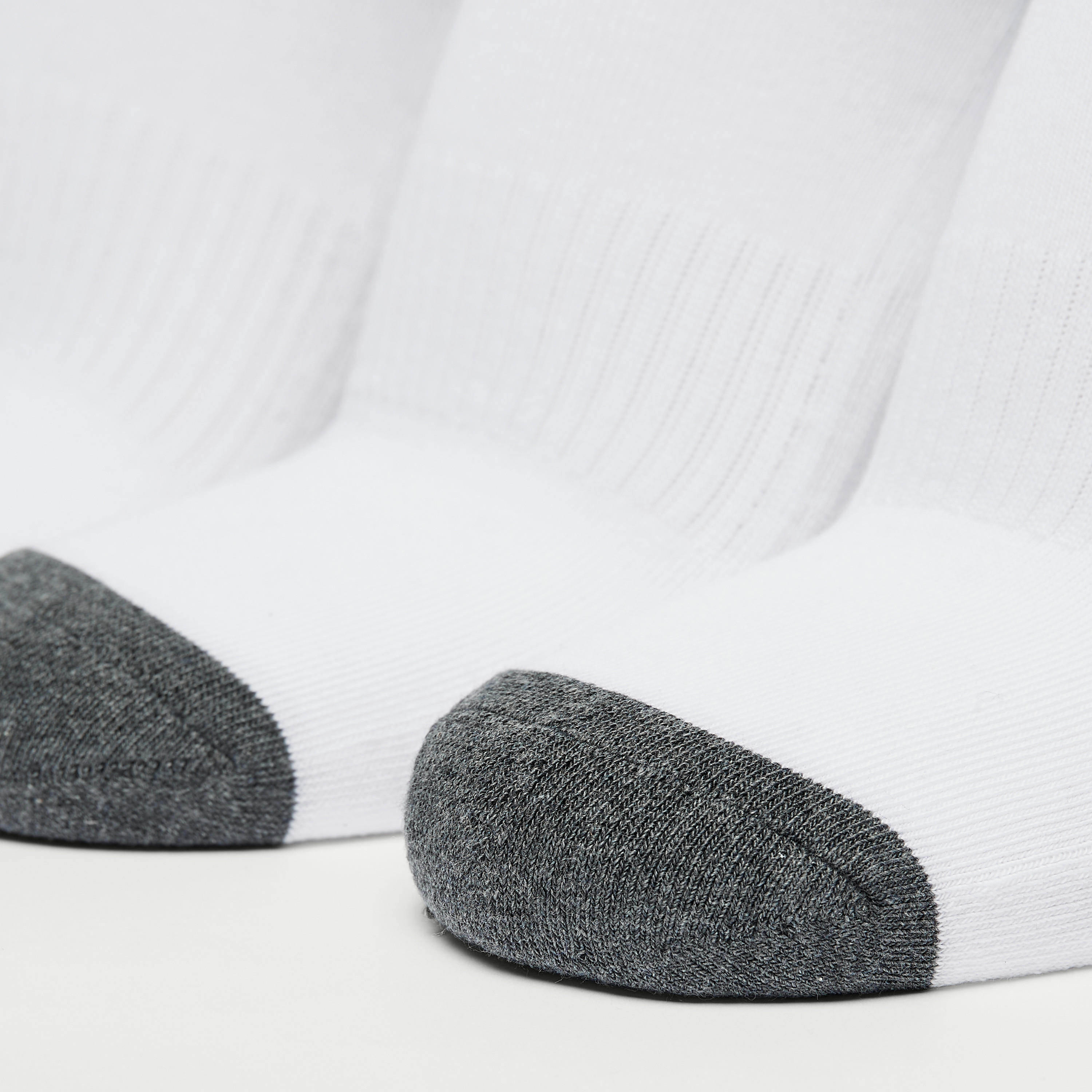 جوارب طول الكاحل مخططة بقوالب ملونة - طقم 3 أزواج-men-socks-image-3