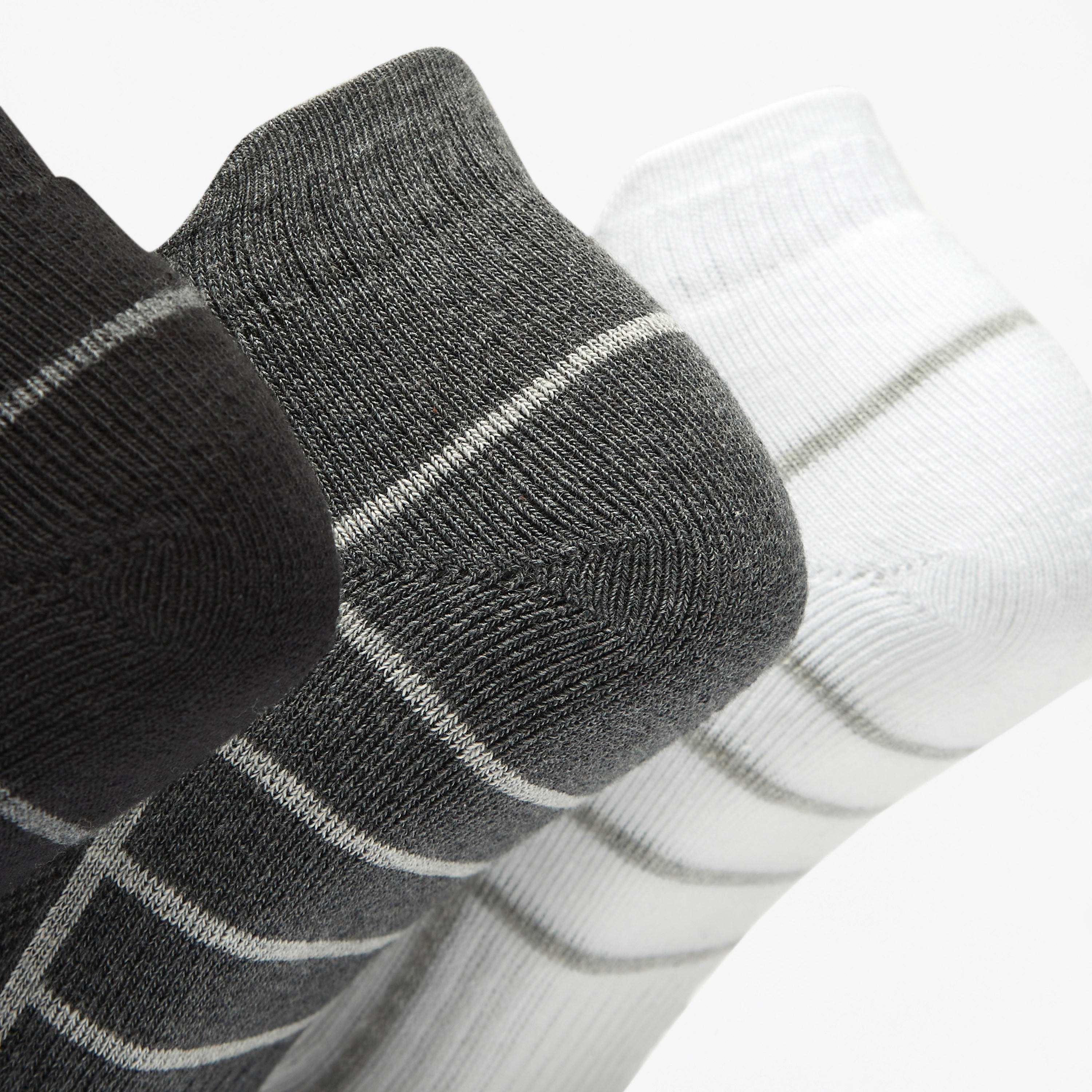 طقم جوارب 3 أزواج بارزة الملمس بطول الكاحل-men-socks-image-4