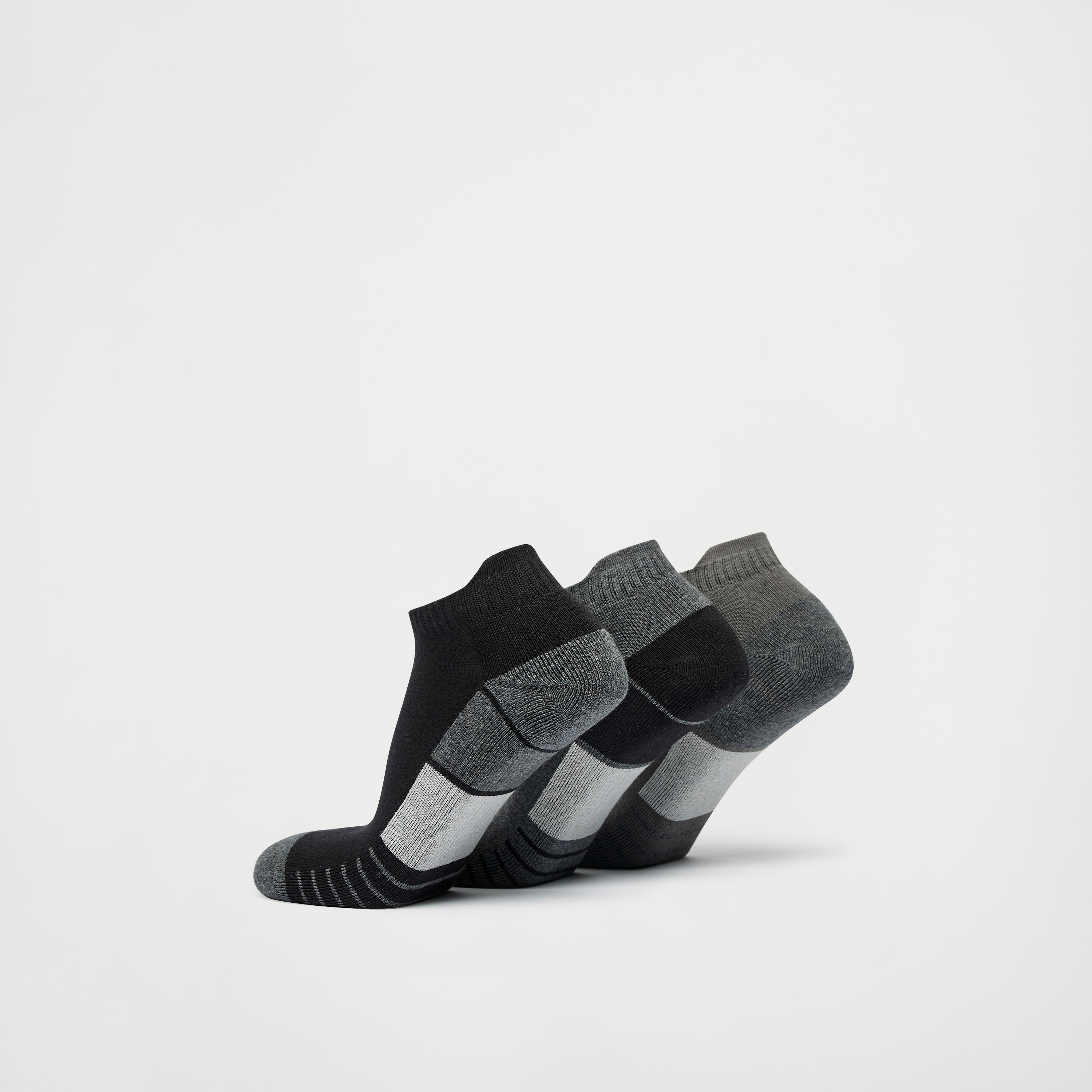 جوارب قوالب ملونة بطول الكاحل - طقم 3 أزواج-men-socks-image-2