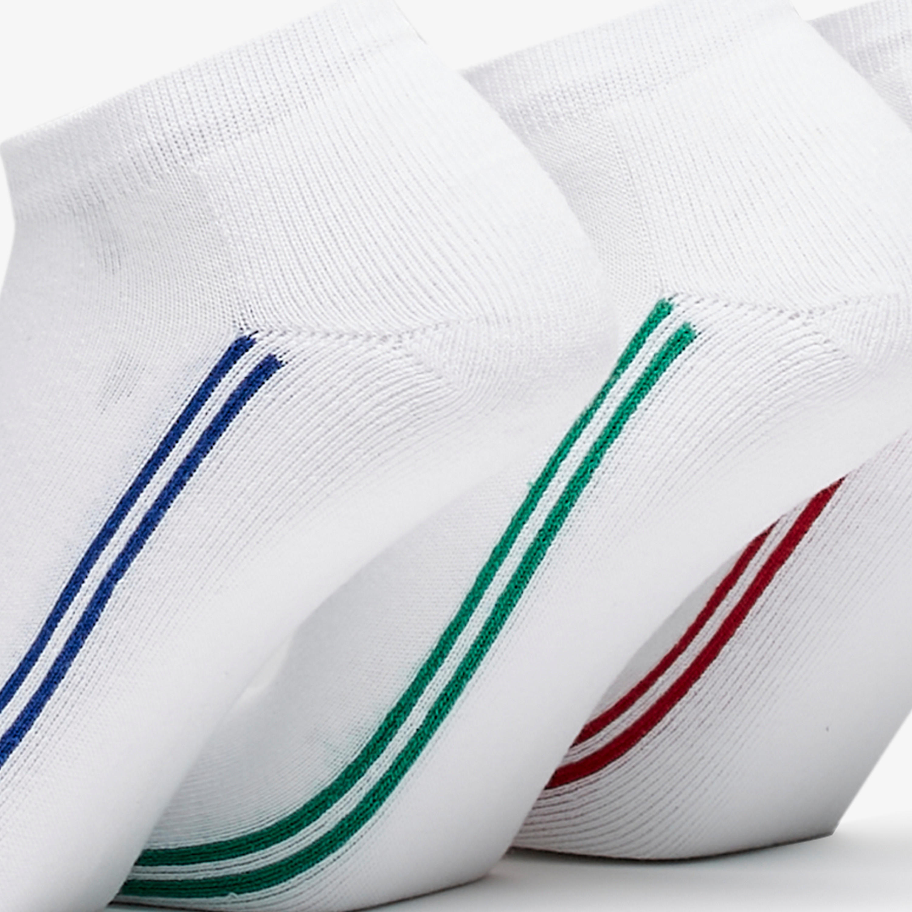 جوارب مخططة بطول الكاحل - طقم 3 أزواج-men-socks-image-4