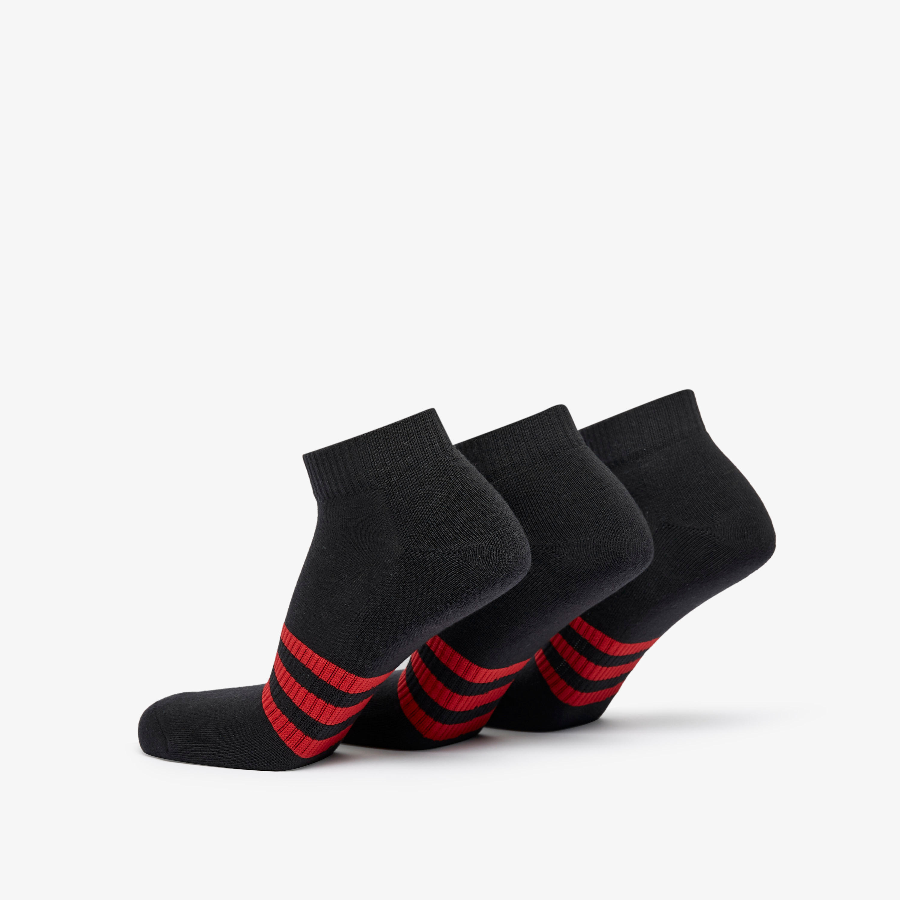 جوارب مخططة بطول الكاحل - طقم 3 أزواج-men-socks-image-2