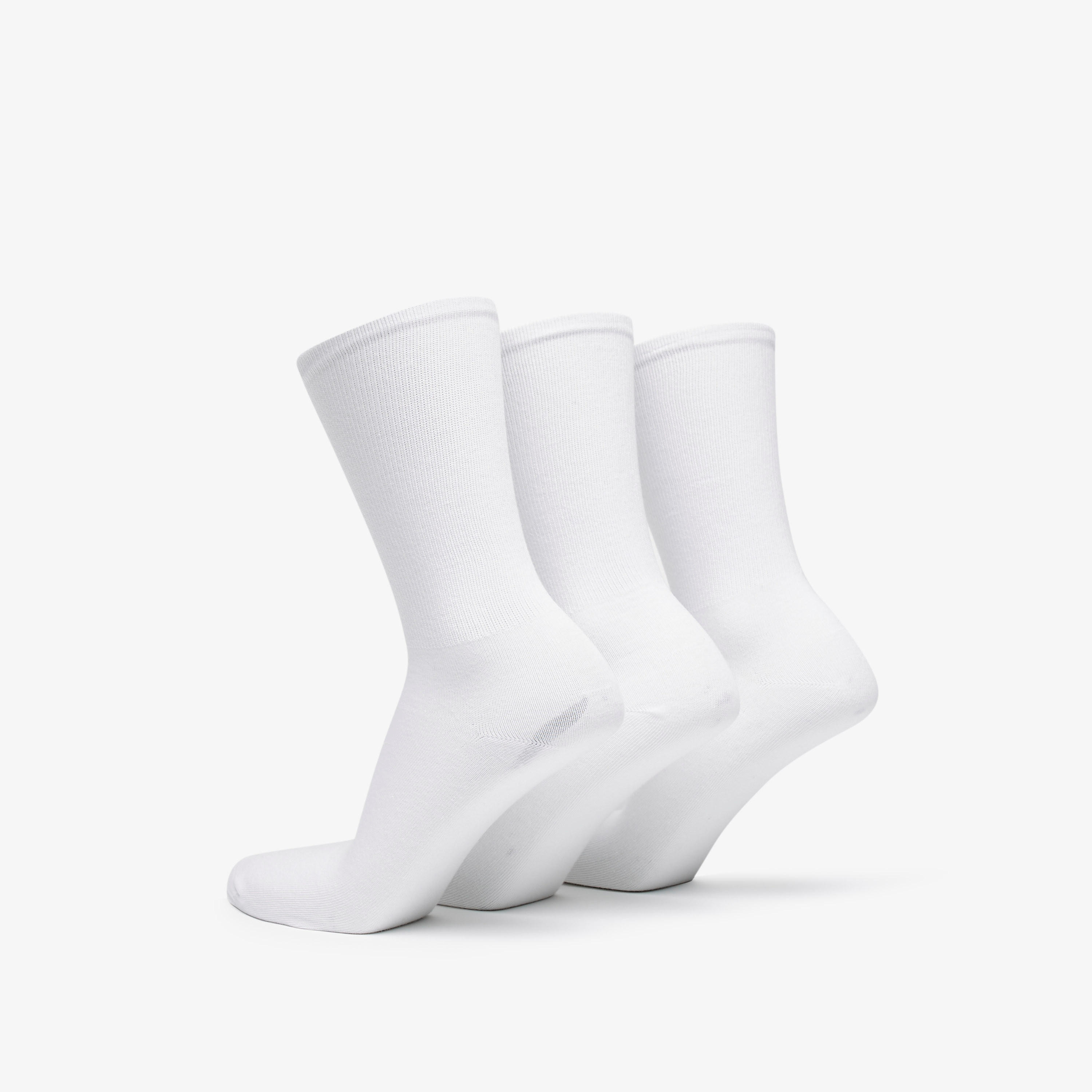 جوارب سادة بطول ربلة الساق - طقم 3 أزواج-men-socks-image-3