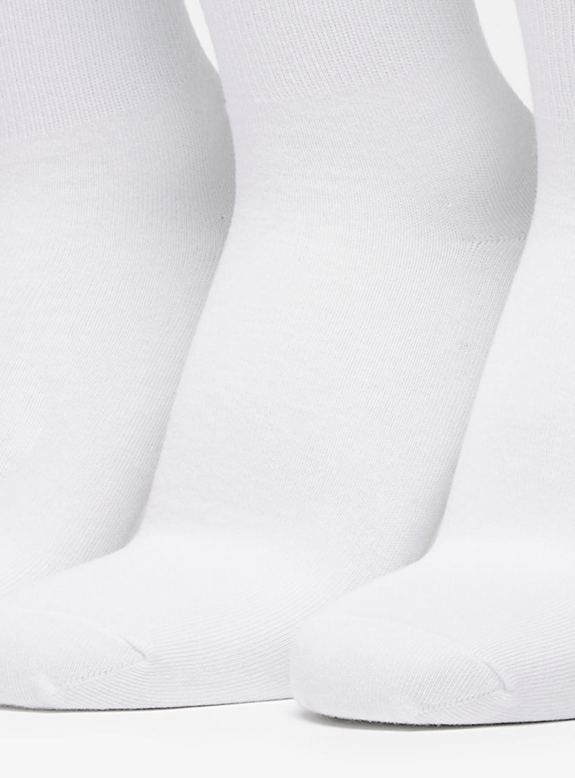جوارب سادة بطول ربلة الساق - طقم 3 أزواج-men-socks-image-2