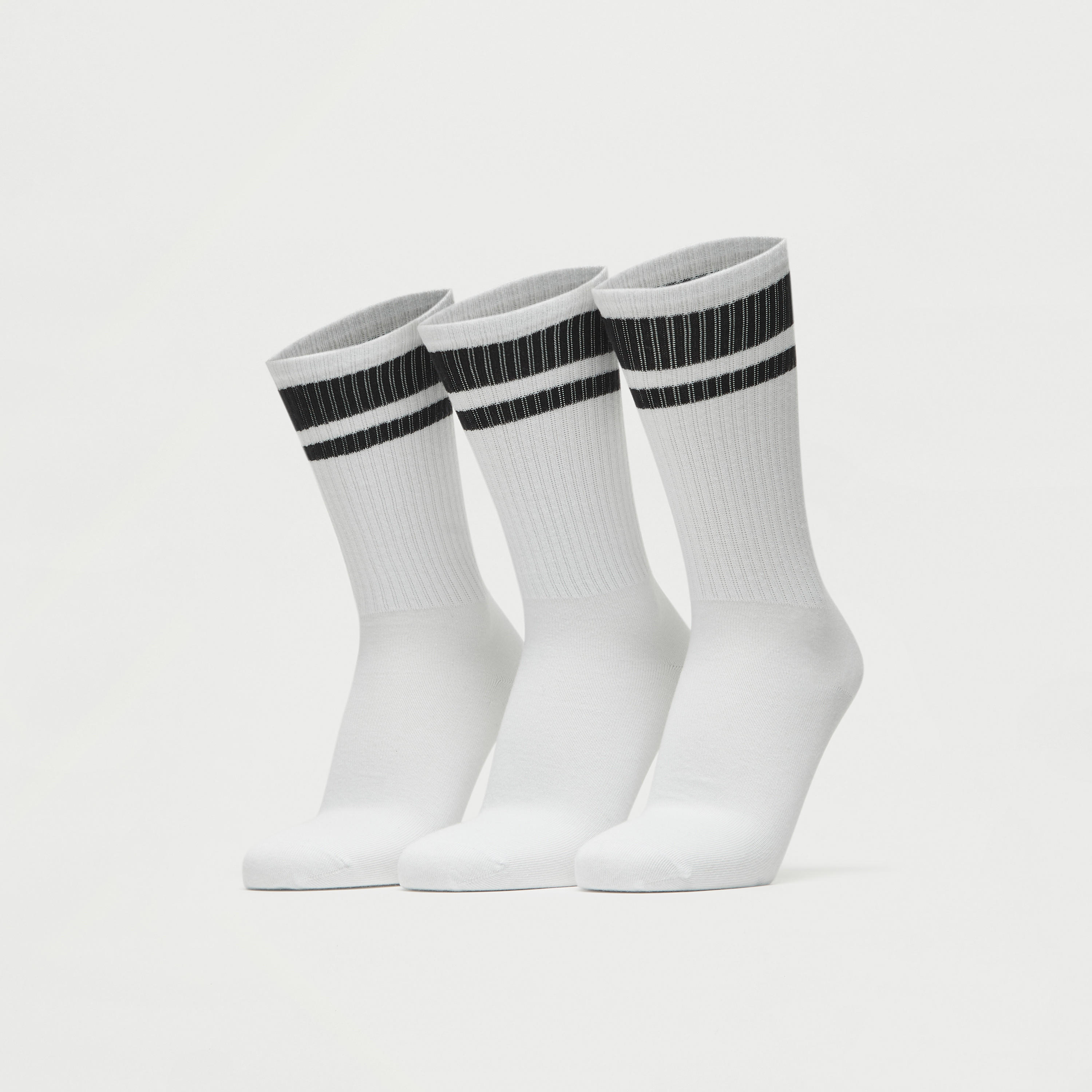 جوارب بارزة الملمس بطول ربلة الساق - طقم 3 قطع-men-socks-image-1