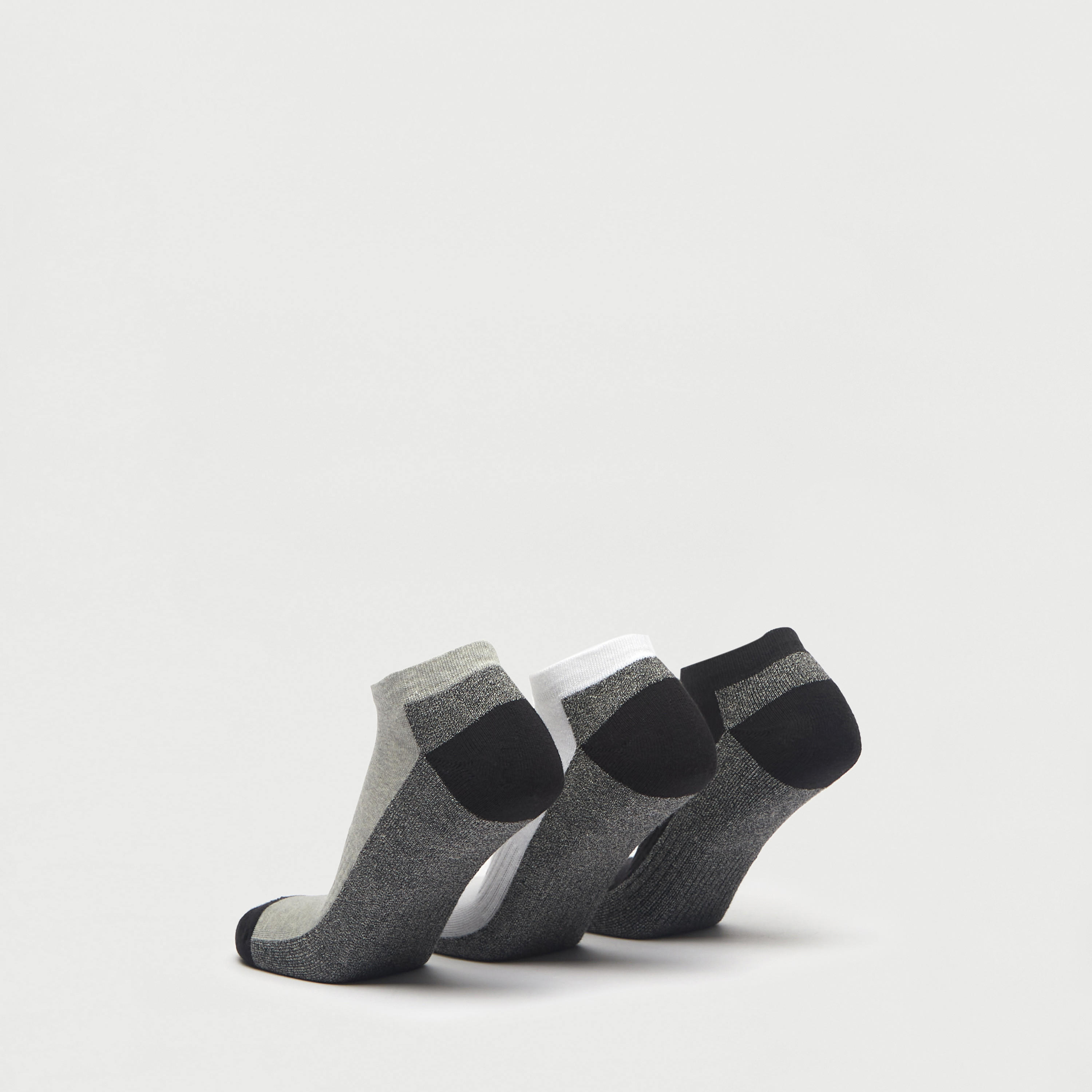 جوارب بطول الكاحل بطبعات من كابا - طقم 3 أزواج-men-socks-image-2