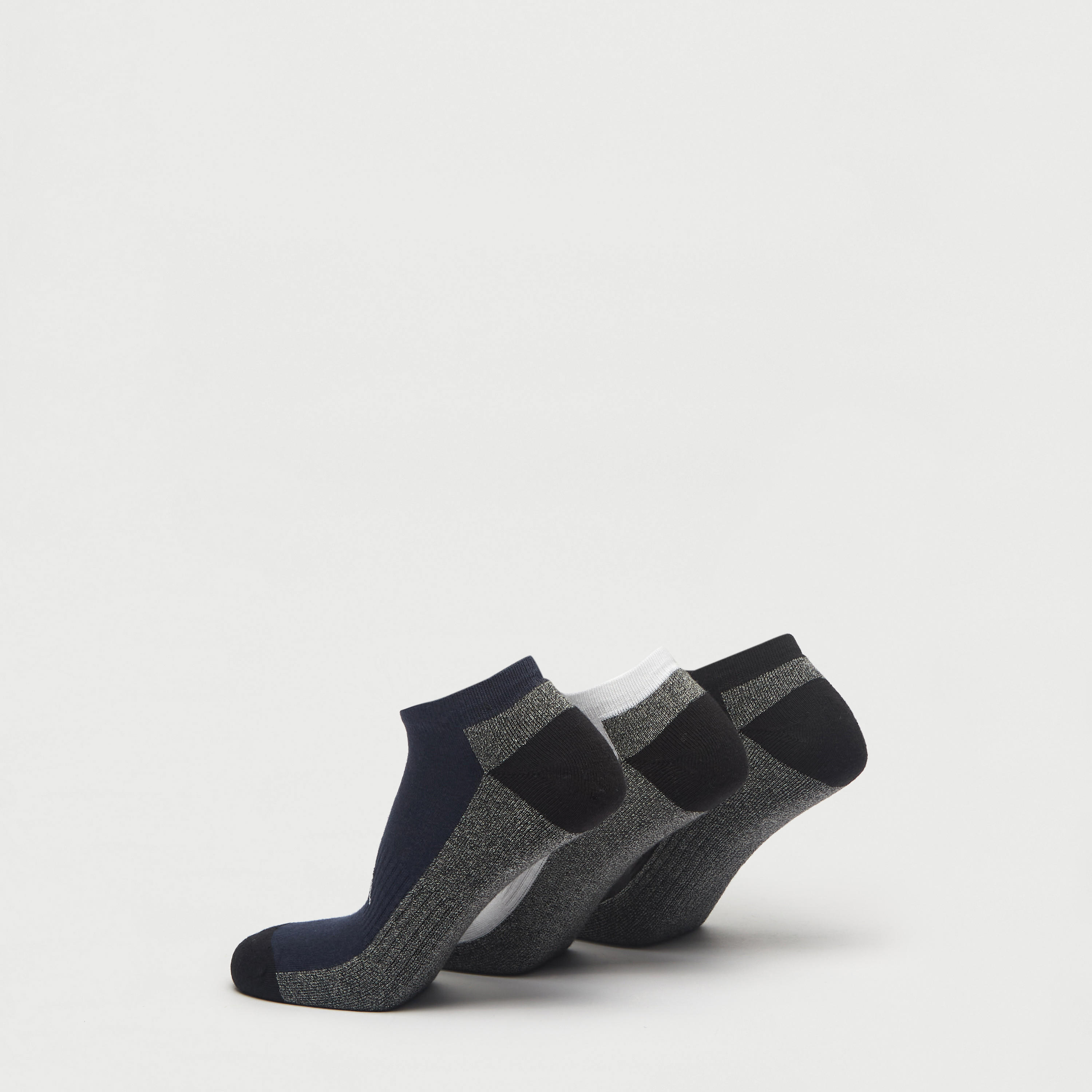 جوارب بطول الكاحل بطبعات من كابا - طقم 3 أزواج-men-socks-image-2