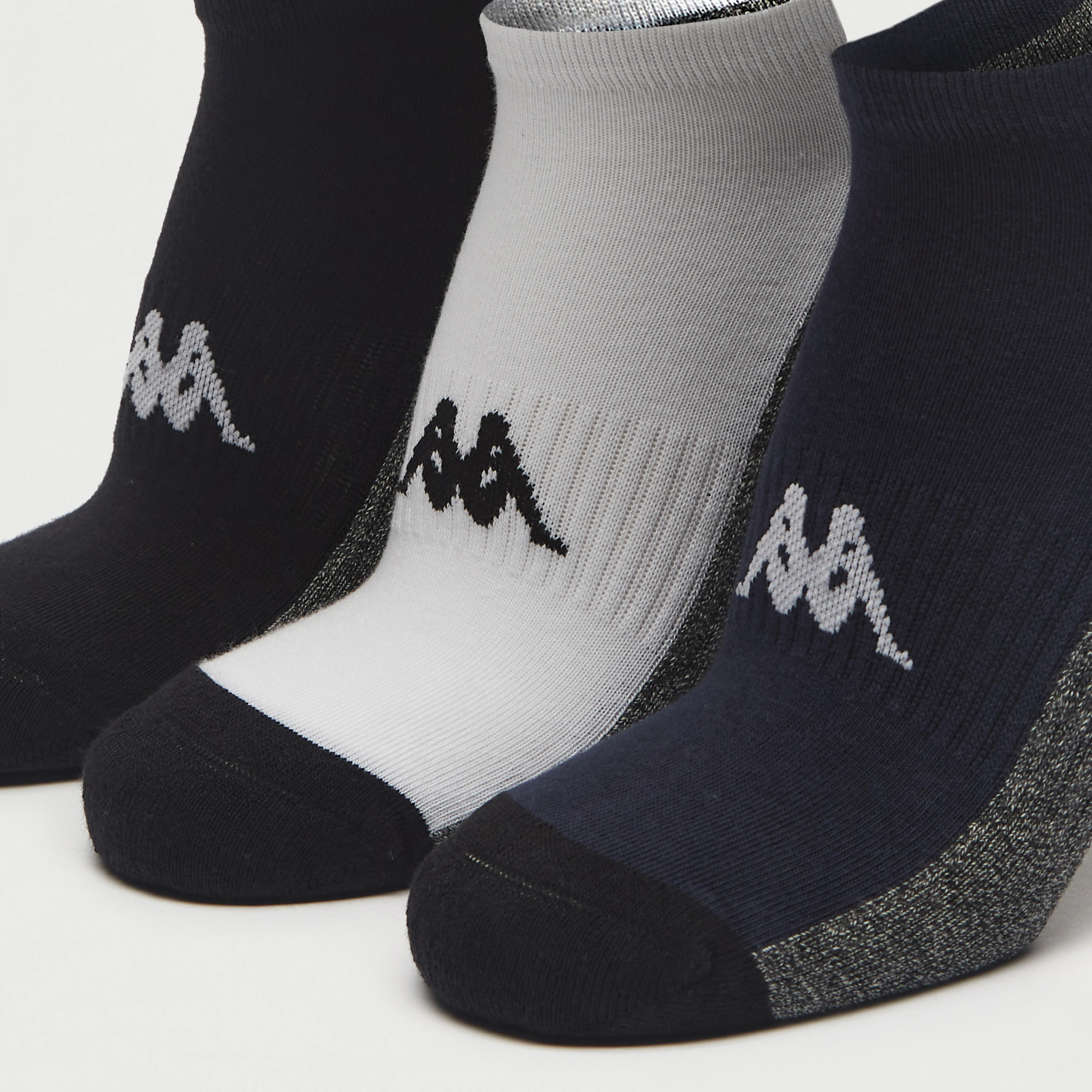 جوارب بطول الكاحل بطبعات من كابا - طقم 3 أزواج-men-socks-image-3