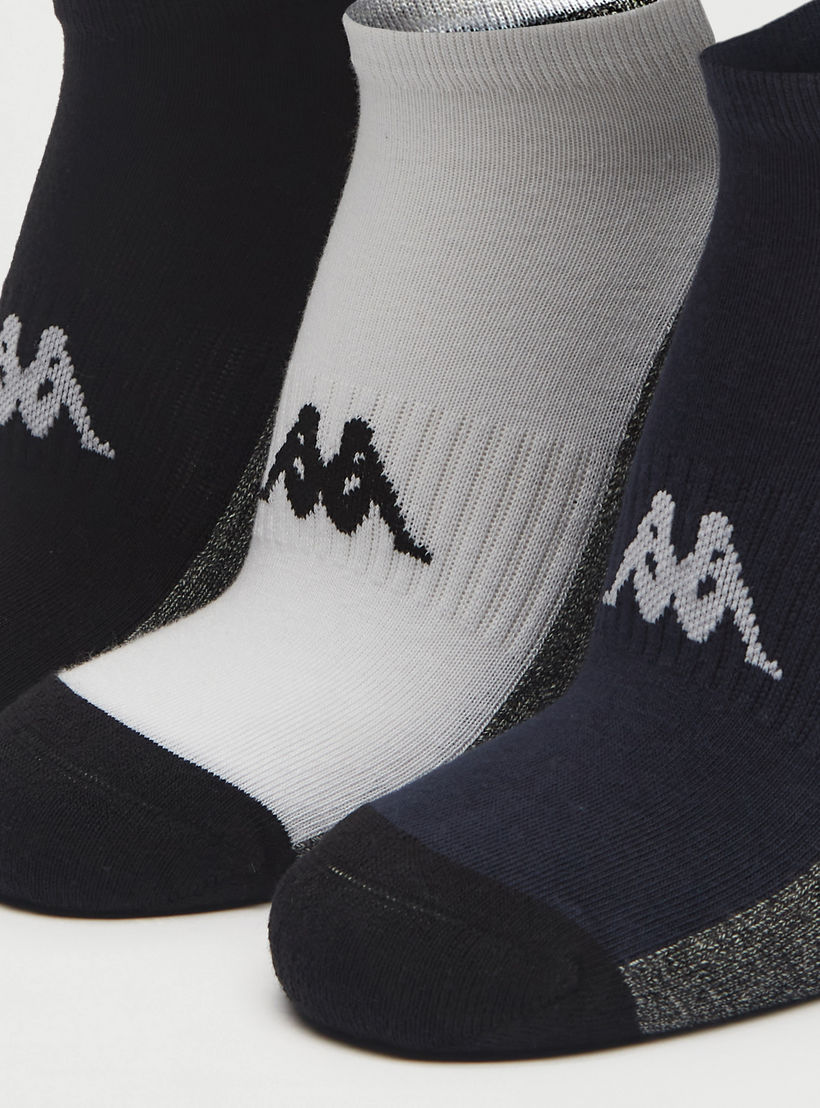 جوارب بطول الكاحل بطبعات من كابا - طقم 3 أزواج-men-socks-image-3