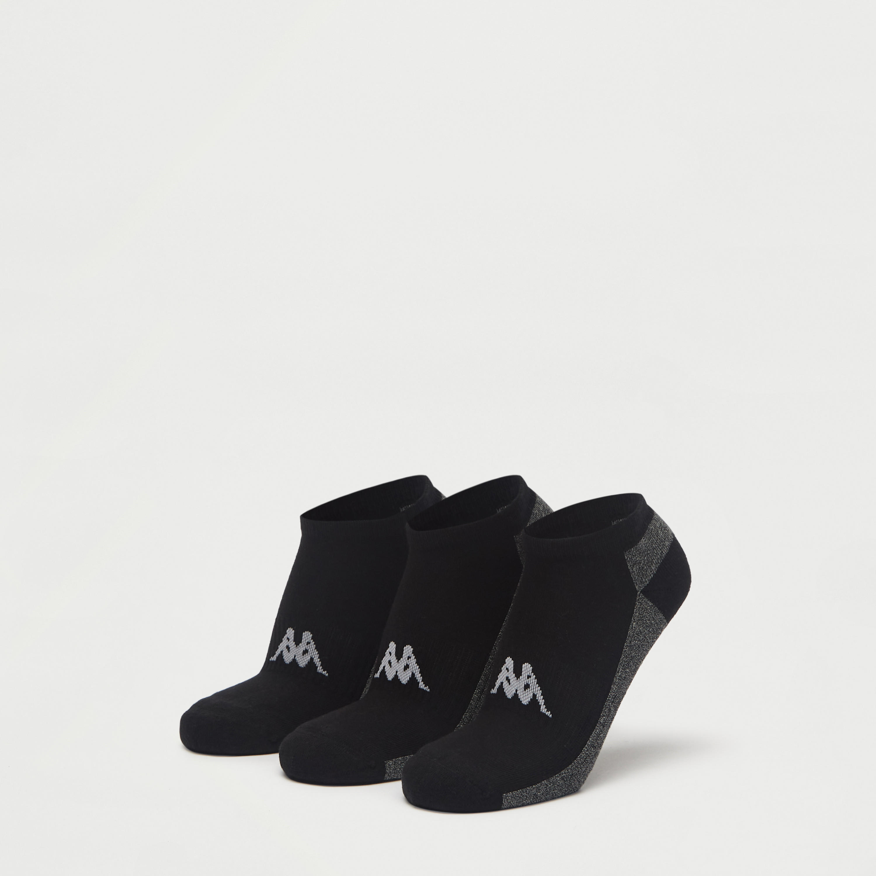 جوارب بطول الكاحل بطبعات من كابا - طقم 3 أزواج-men-socks-image-1