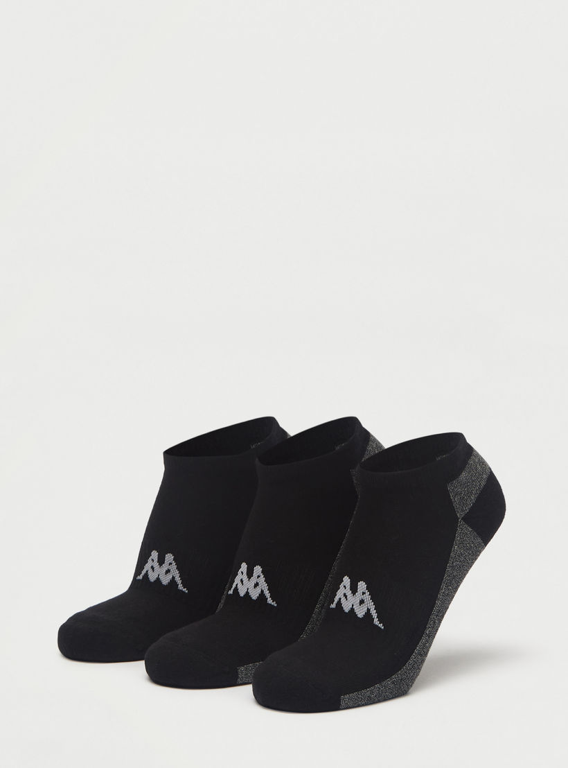 جوارب بطول الكاحل بطبعات من كابا - طقم 3 أزواج-men-socks-image-1