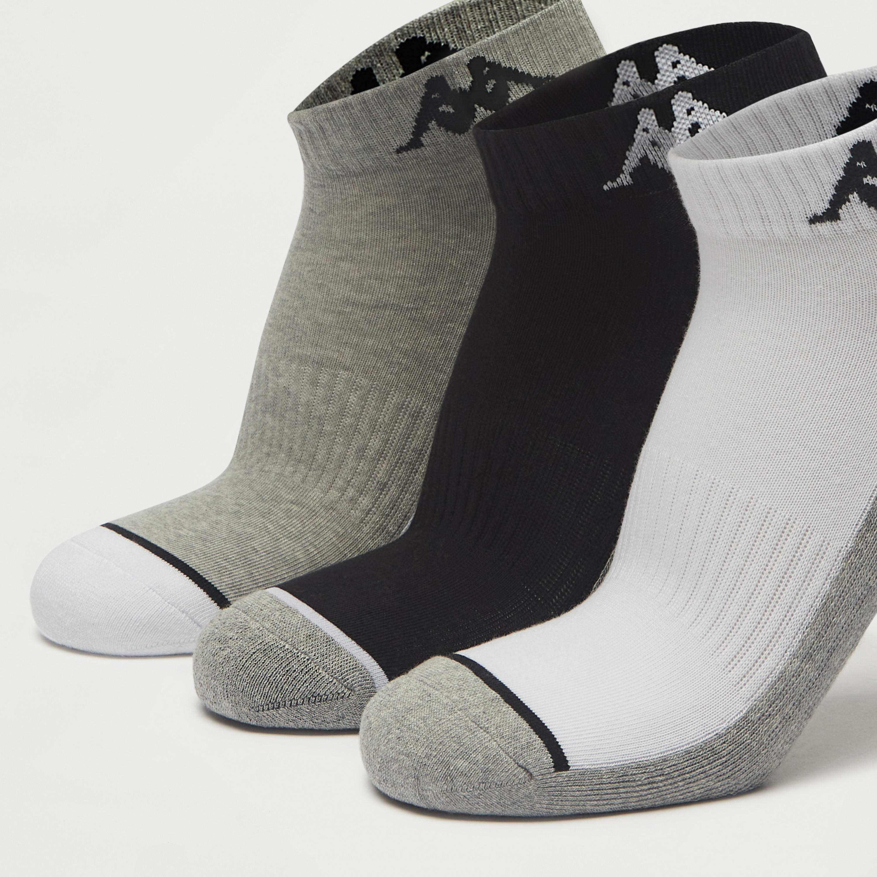 جوارب بطول الكاحل بطبعات من كابا - طقم 3 أزواج-men-socks-image-3