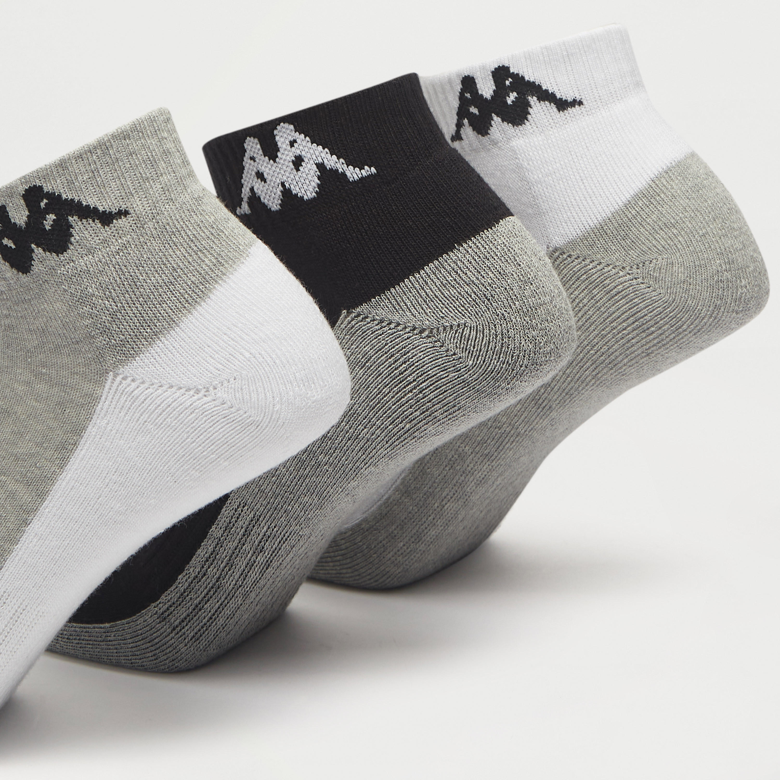 جوارب بطول الكاحل بطبعات من كابا - طقم 3 أزواج-men-socks-image-4
