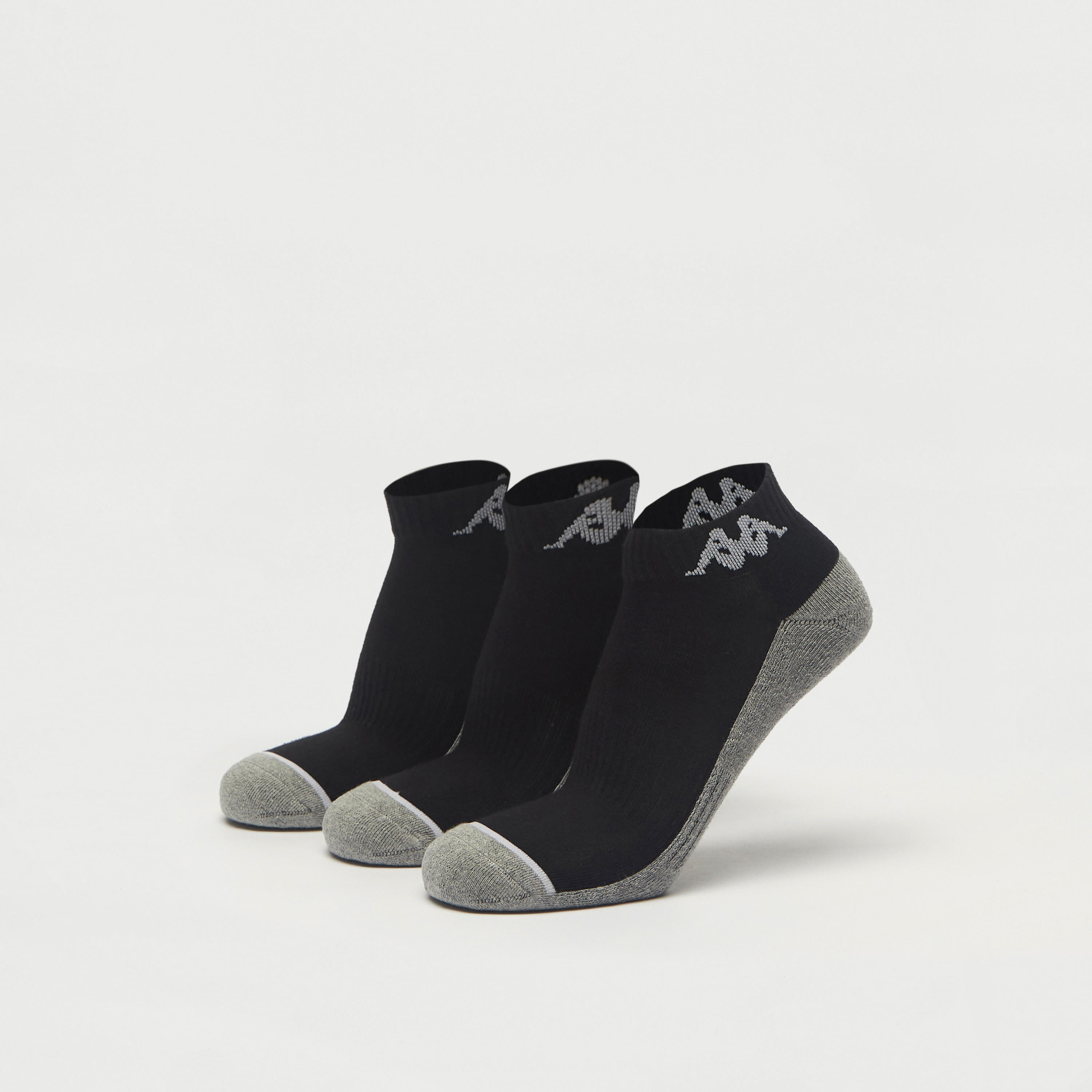 جوارب بطول الكاحل بطبعات من كابا - طقم 3 أزواج-men-socks-image-1