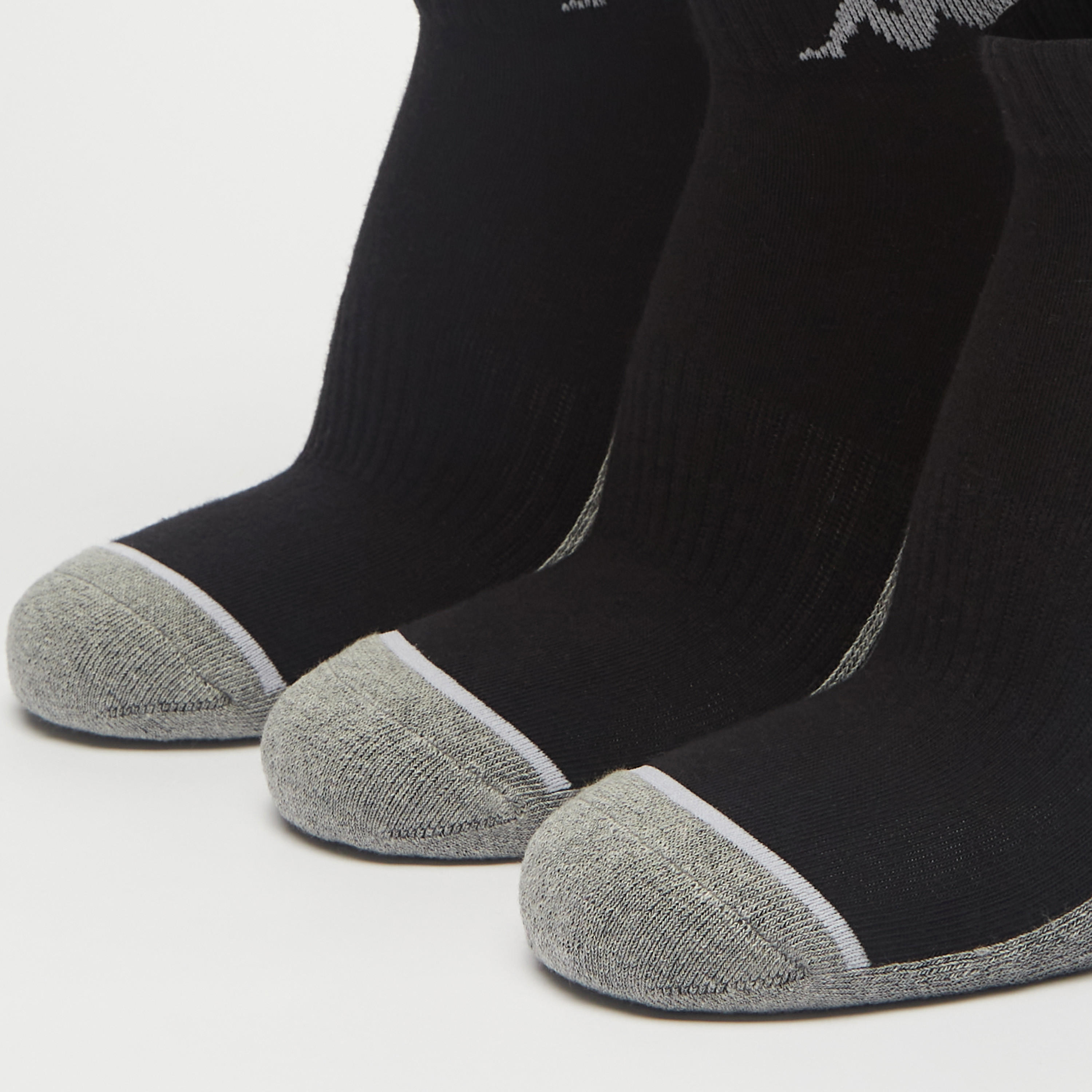 جوارب بطول الكاحل بطبعات من كابا - طقم 3 أزواج-men-socks-image-3