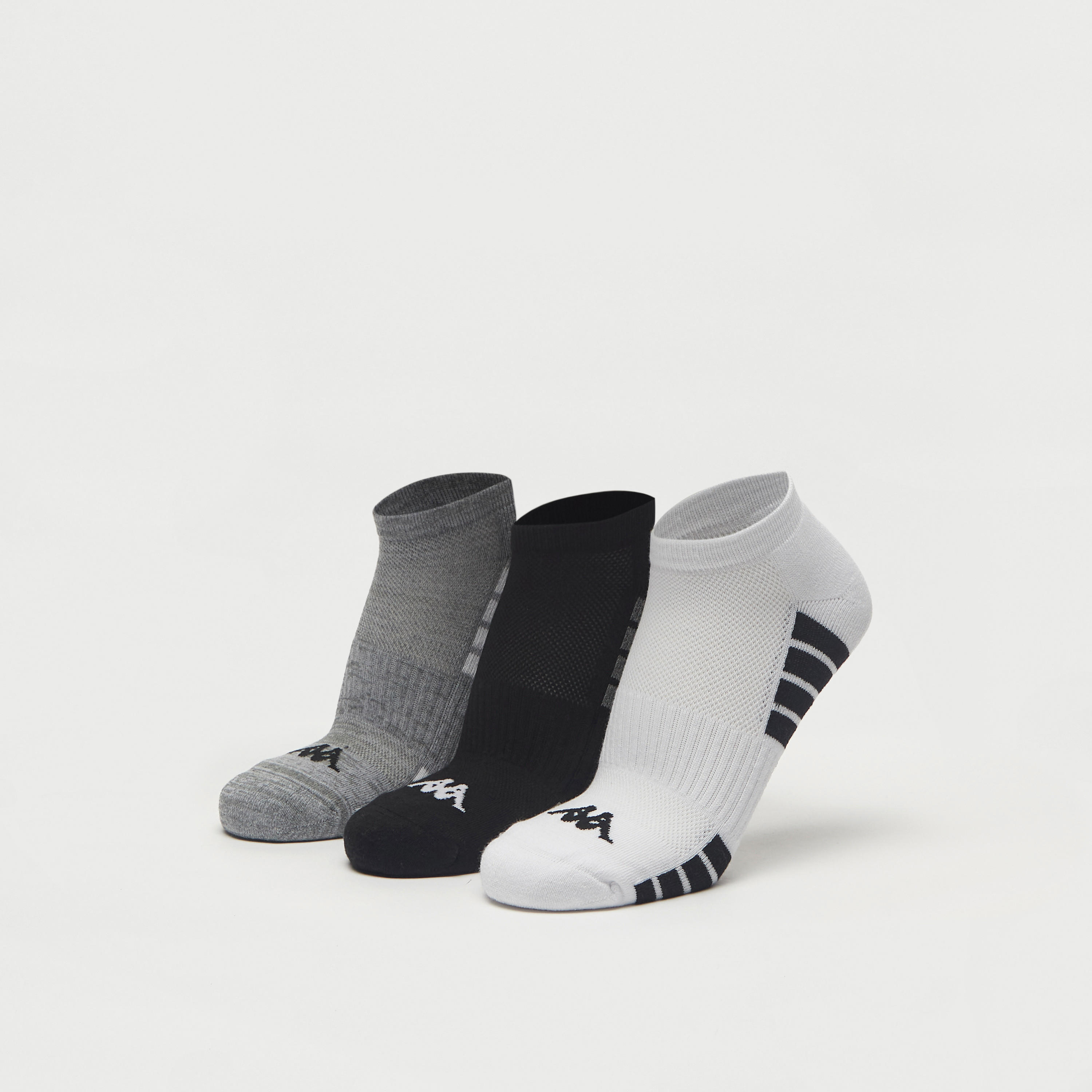 جوارب بطول الكاحل بطبعات من كابا - طقم 3 أزواج-men-socks-image-1
