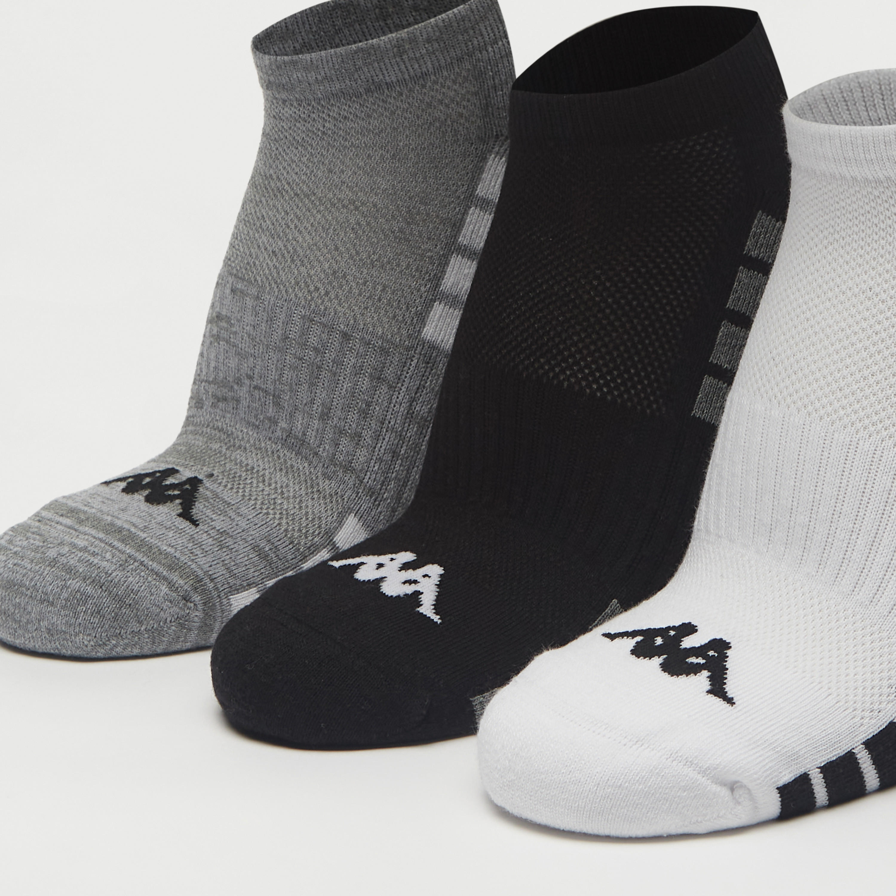 جوارب بطول الكاحل بطبعات من كابا - طقم 3 أزواج-men-socks-image-3