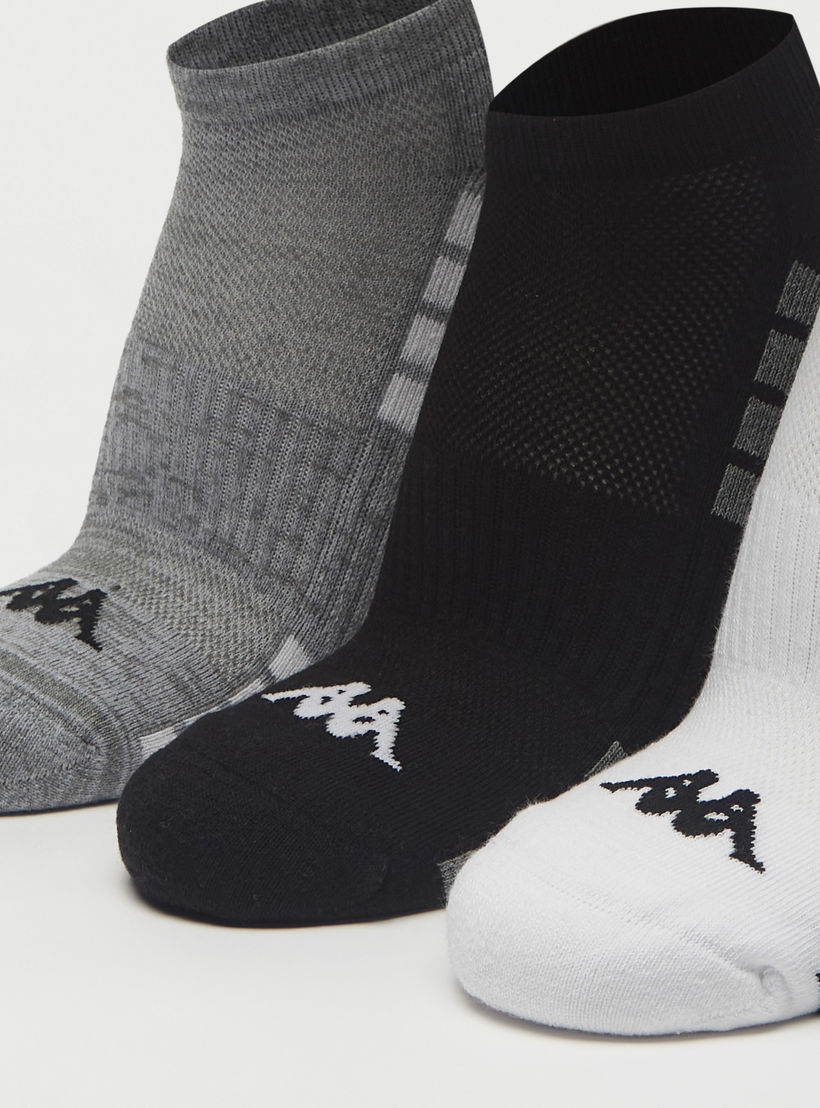 جوارب بطول الكاحل بطبعات من كابا - طقم 3 أزواج-men-socks-image-3