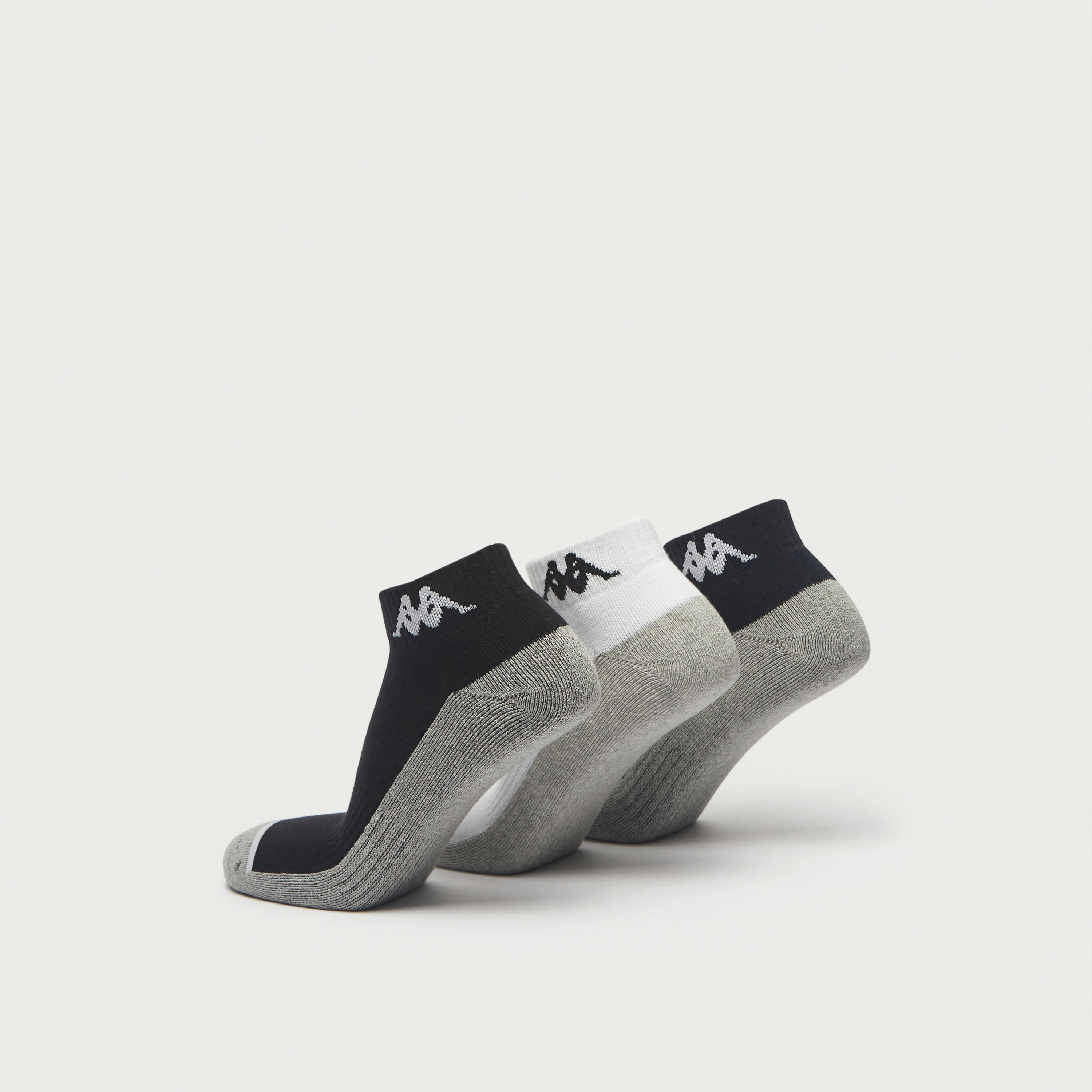جوارب بطول الكاحل بطبعات من كابا - طقم 3 أزواج-men-socks-image-2