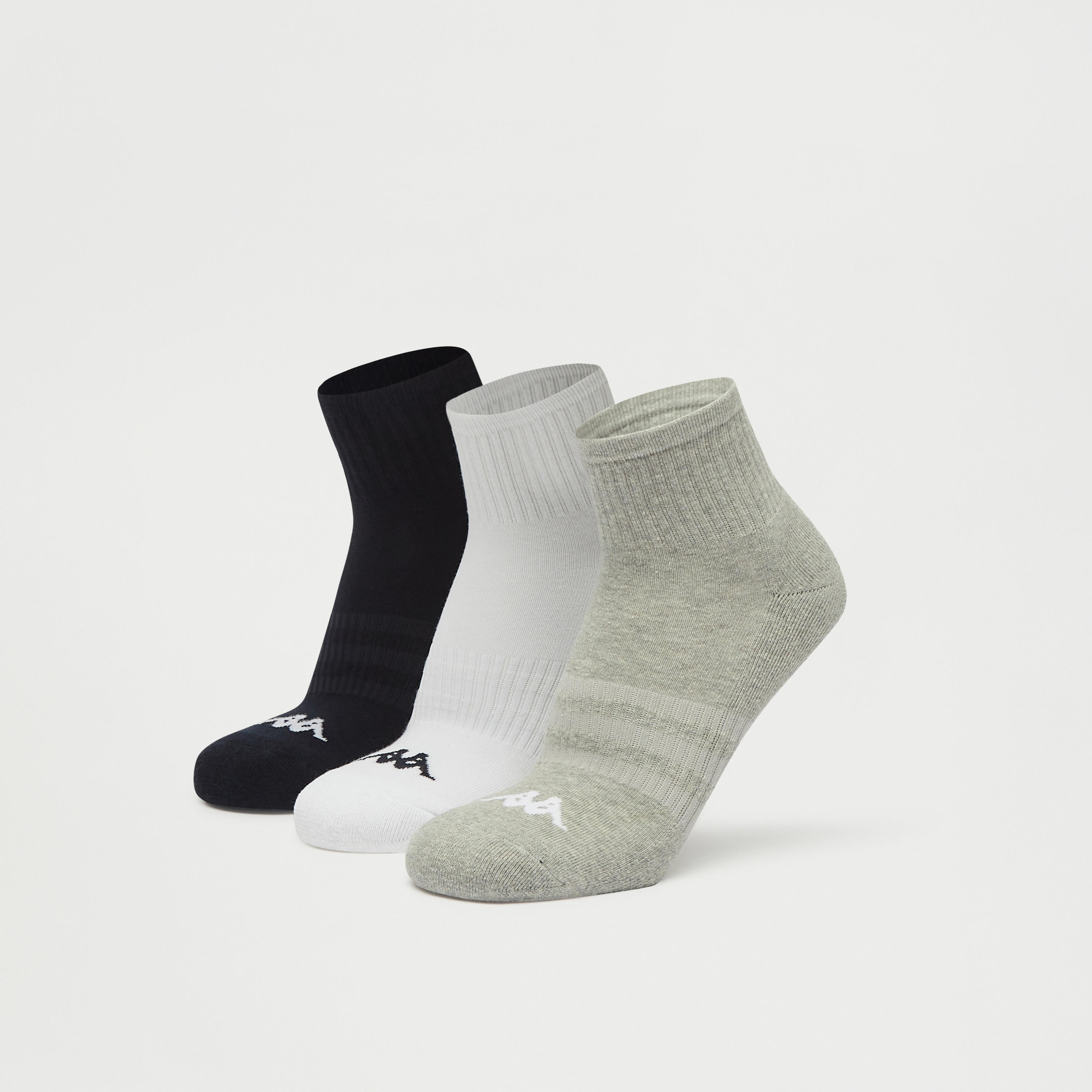 جوارب بطول ربلة الساق وطبعات من كابا - طقم 3 أزواج-men-socks-image-1