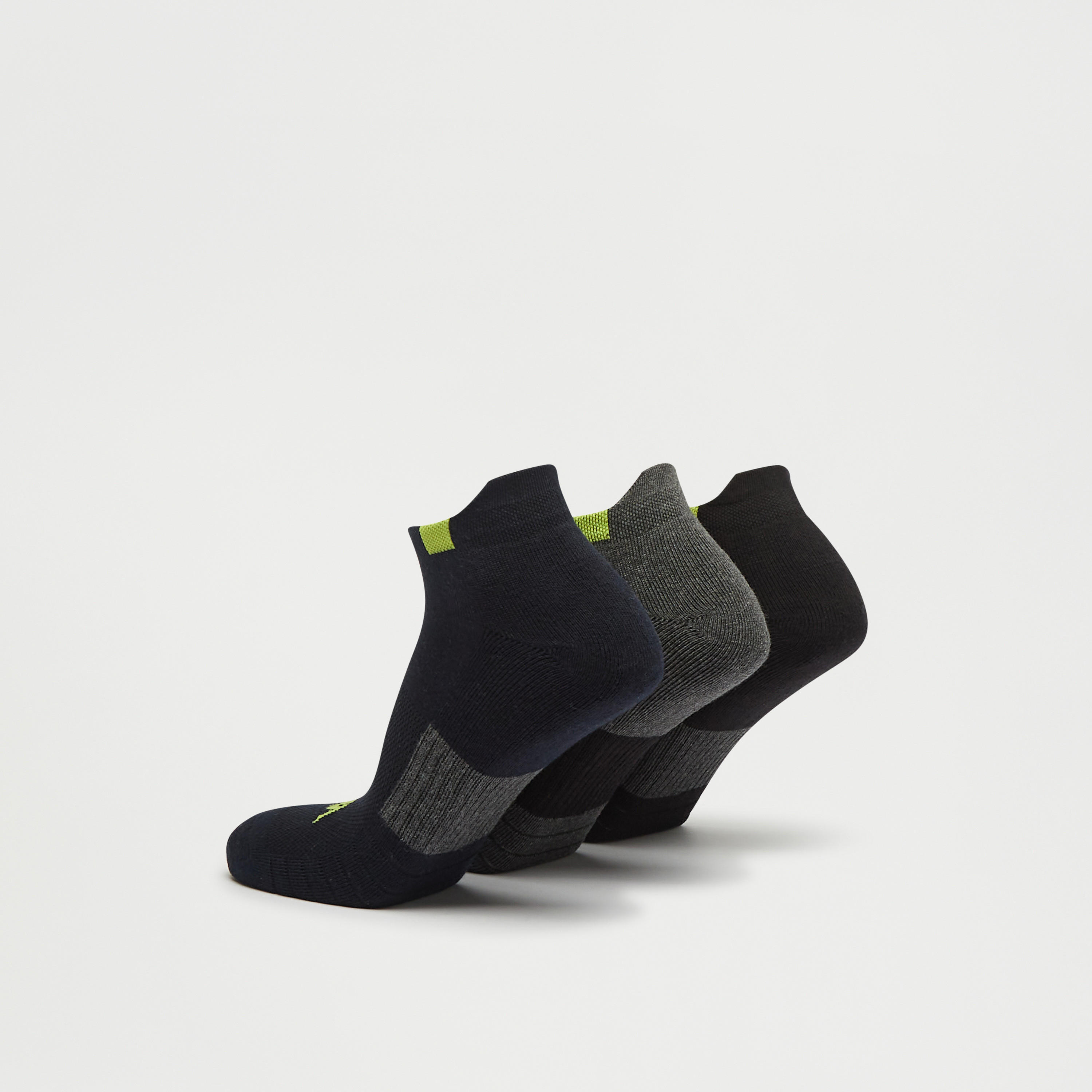جوارب بطول الكاحل وتفاصبل شعار من كابا - طقم 3 أزواج-men-socks-image-2