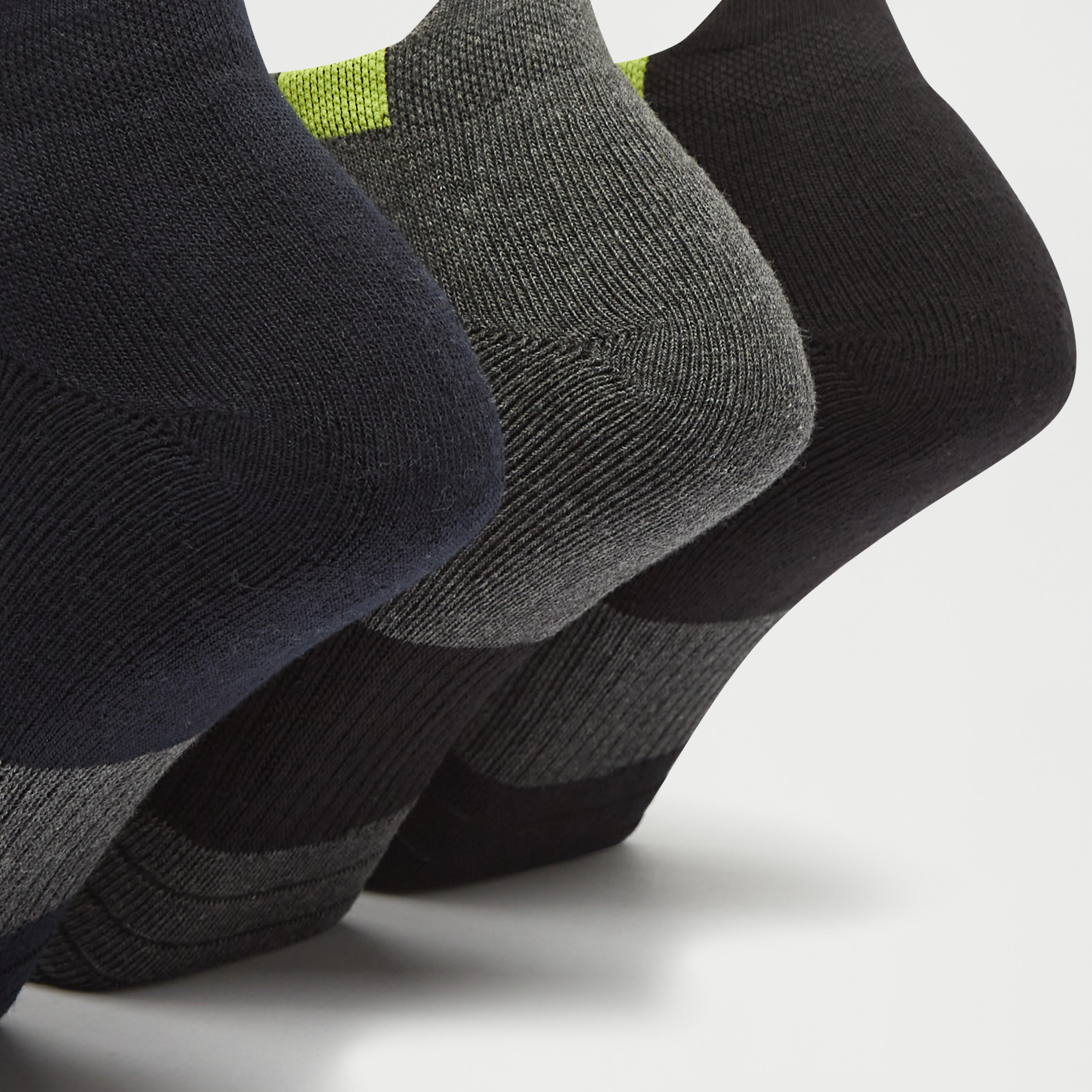 جوارب بطول الكاحل وتفاصبل شعار من كابا - طقم 3 أزواج-men-socks-image-4