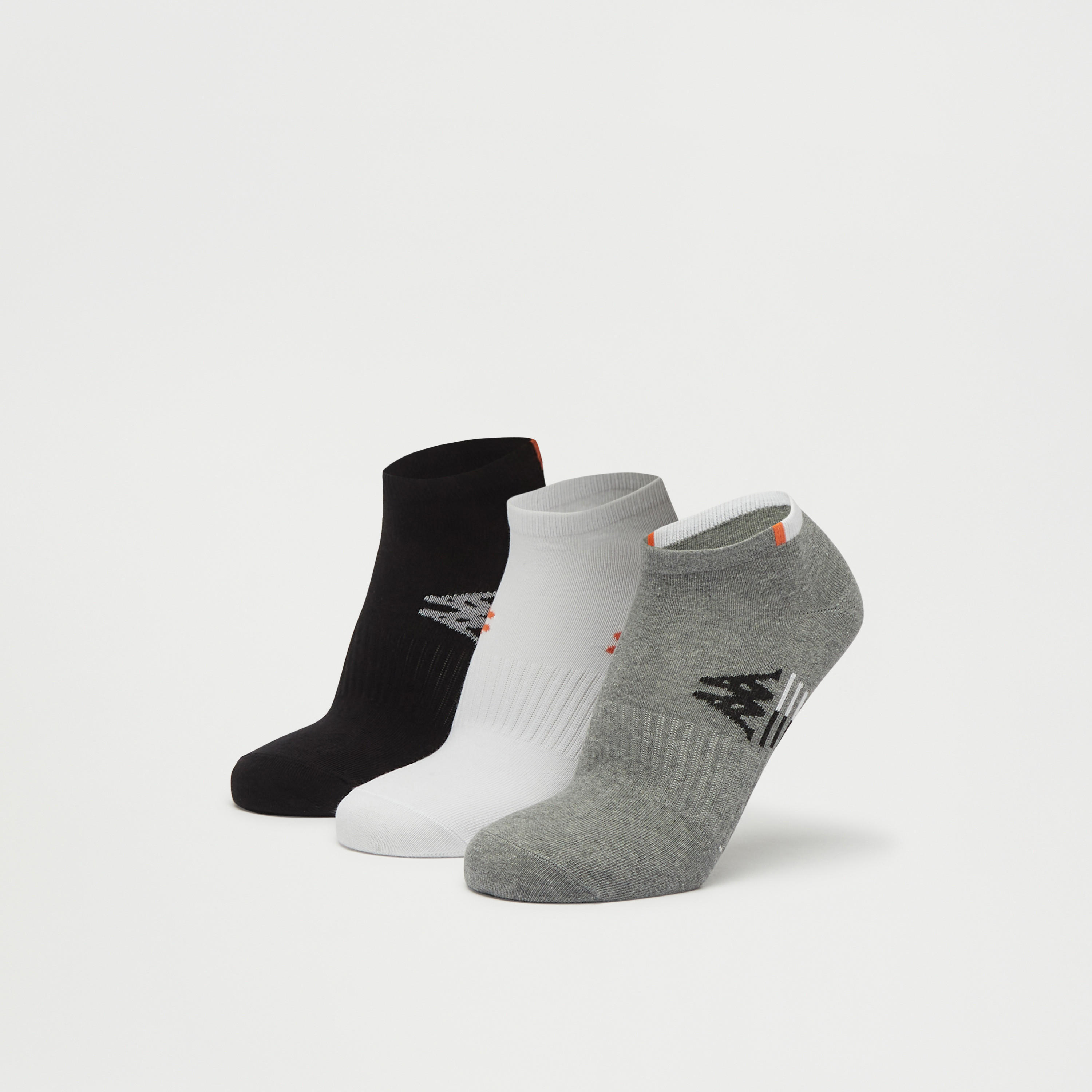 جوارب بارزة الملمس بطول الكاحل من كابا - طقم من 3 أزواج-men-socks-image-1