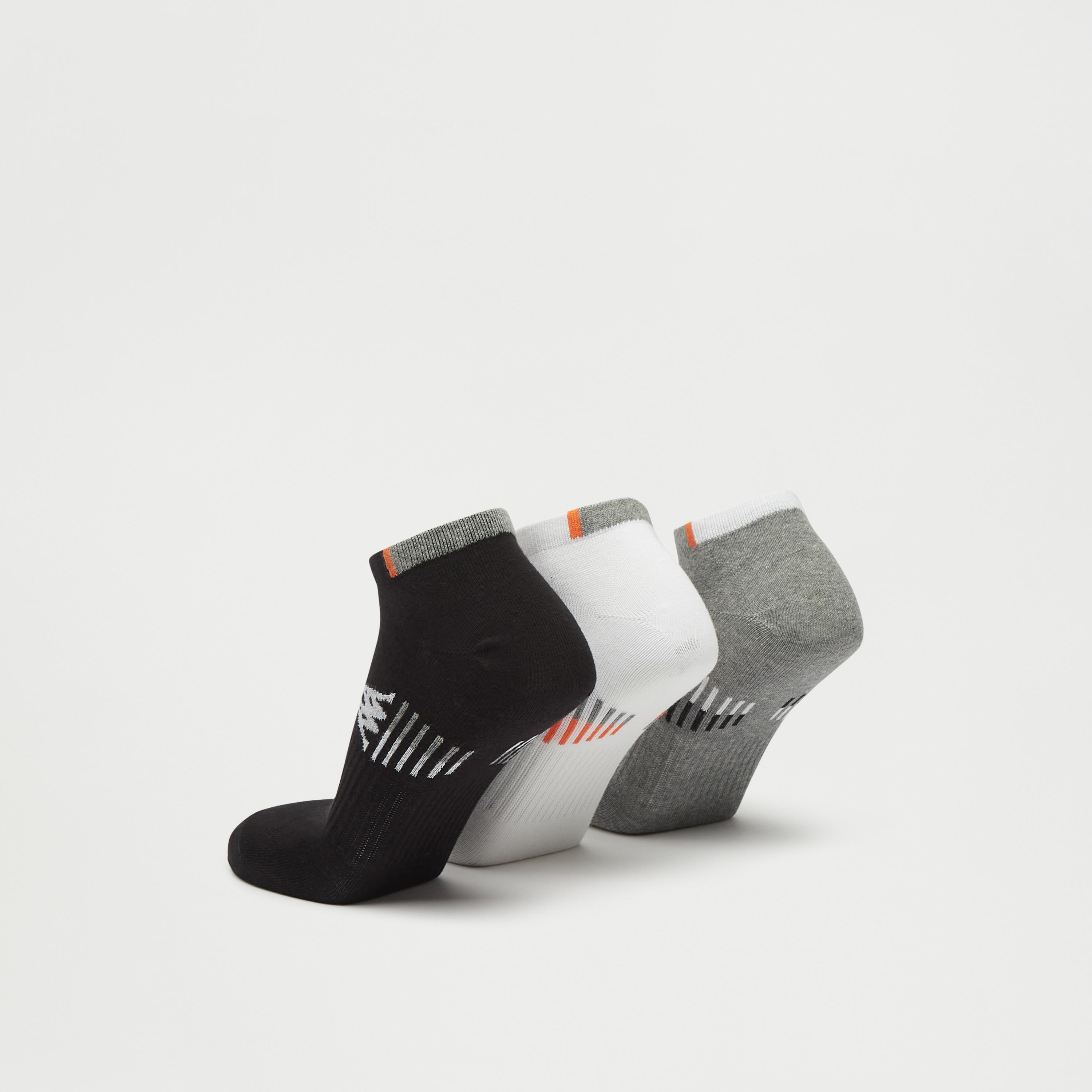 جوارب بارزة الملمس بطول الكاحل من كابا - طقم من 3 أزواج-men-socks-image-2