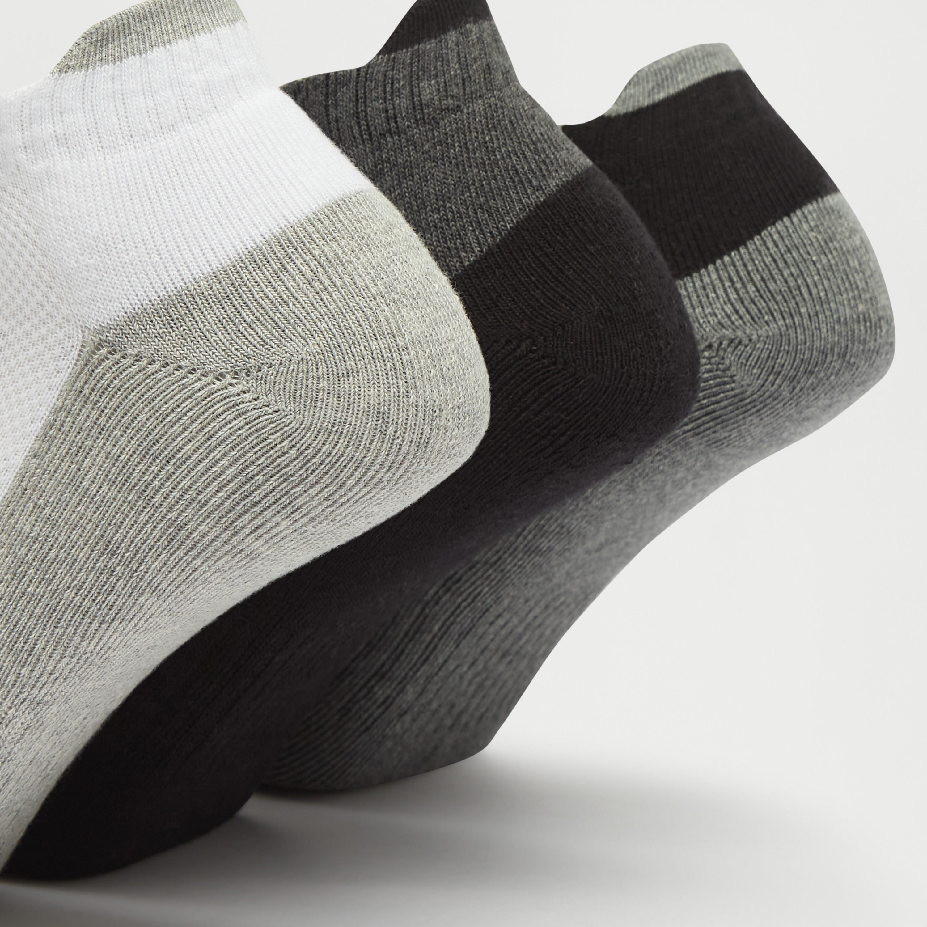 جوارب بارزة الملمس بطول الكاحل من كابا - طقم من 3 أزواج-men-socks-image-4