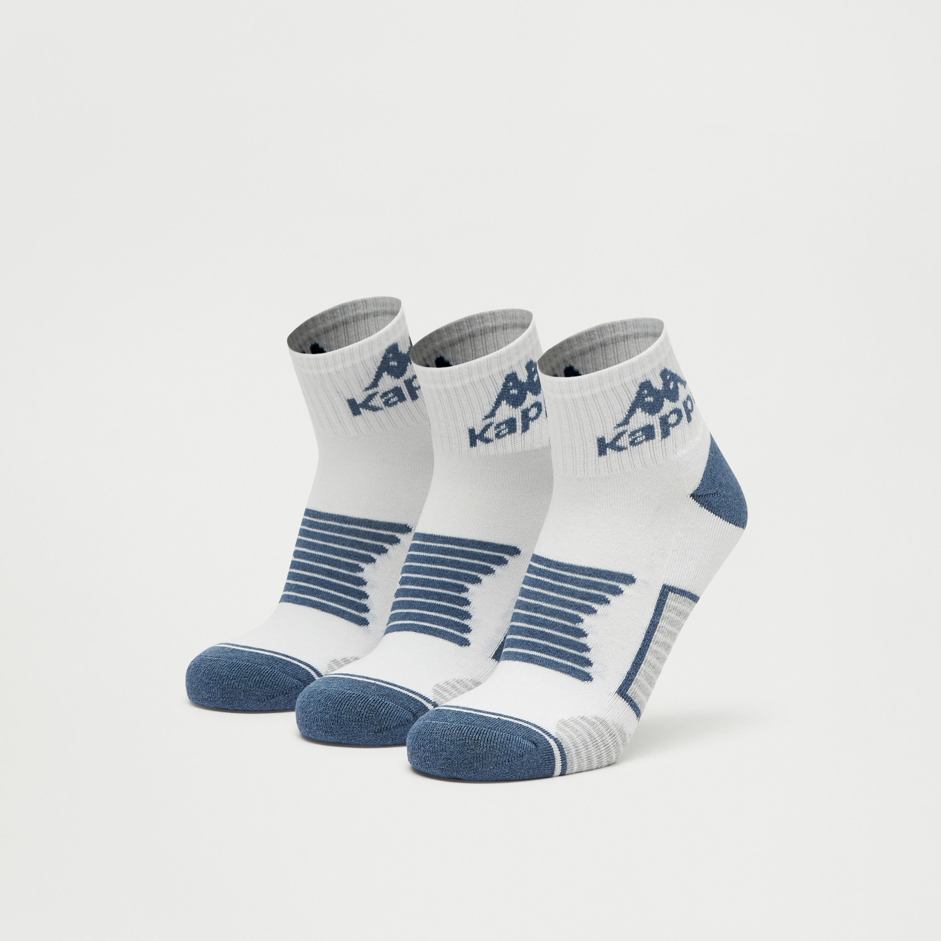 جوارب بارزة الملمس بطول ربلة الساق من كابا - طقم 3 أزواج-men-socks-image-1