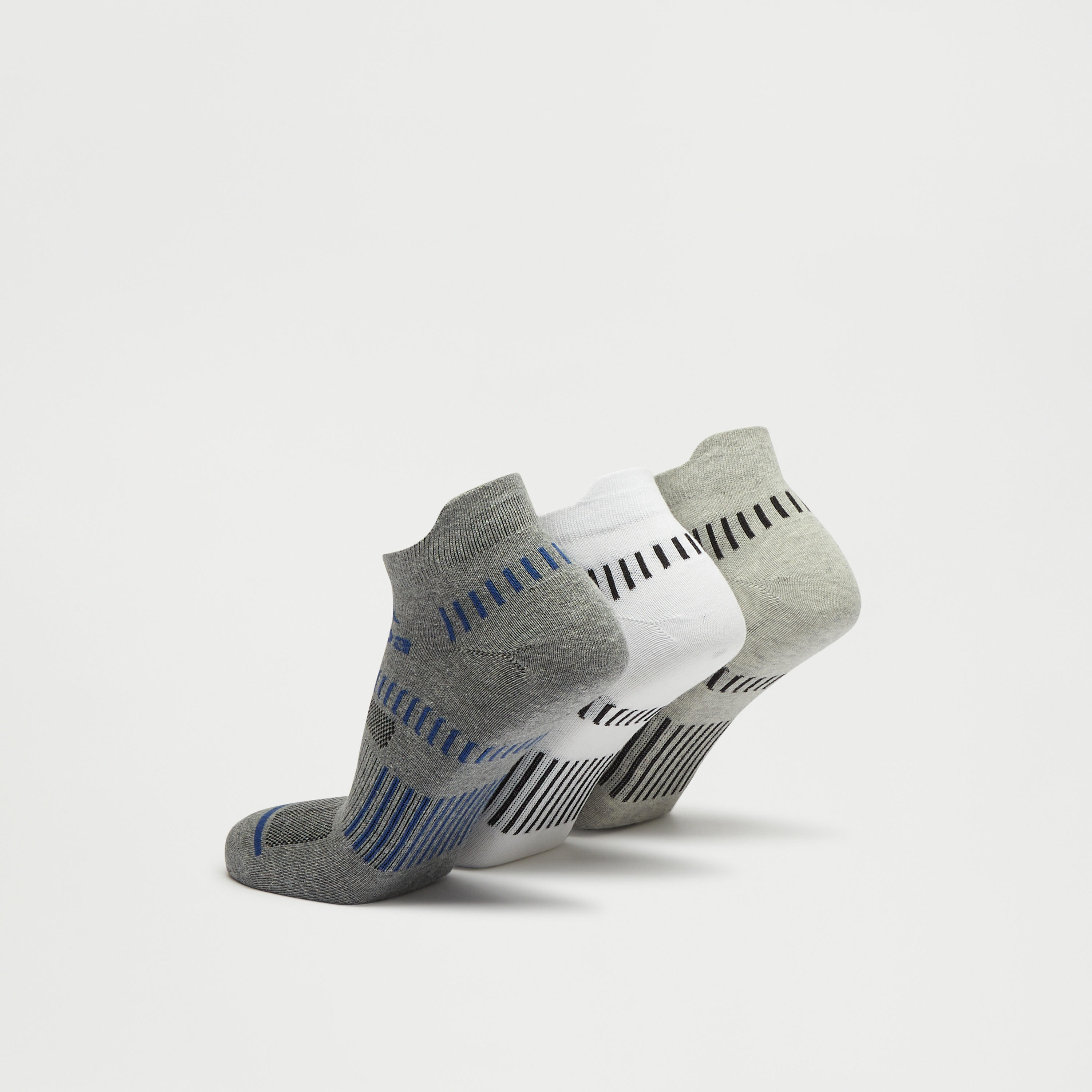 جوارب بارزة الملمس بطول الكاحل من كابا - طقم من 3 أزواج-men-socks-image-2