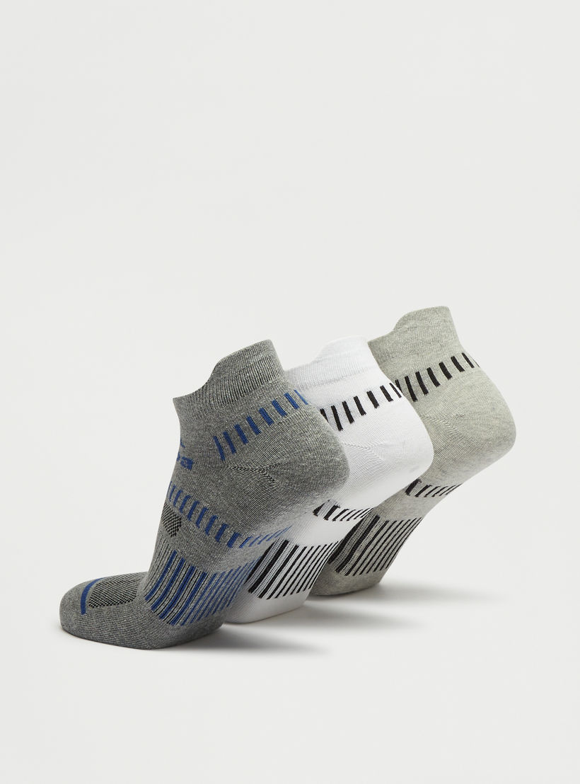 جوارب بارزة الملمس بطول الكاحل من كابا - طقم من 3 أزواج-men-socks-image-2