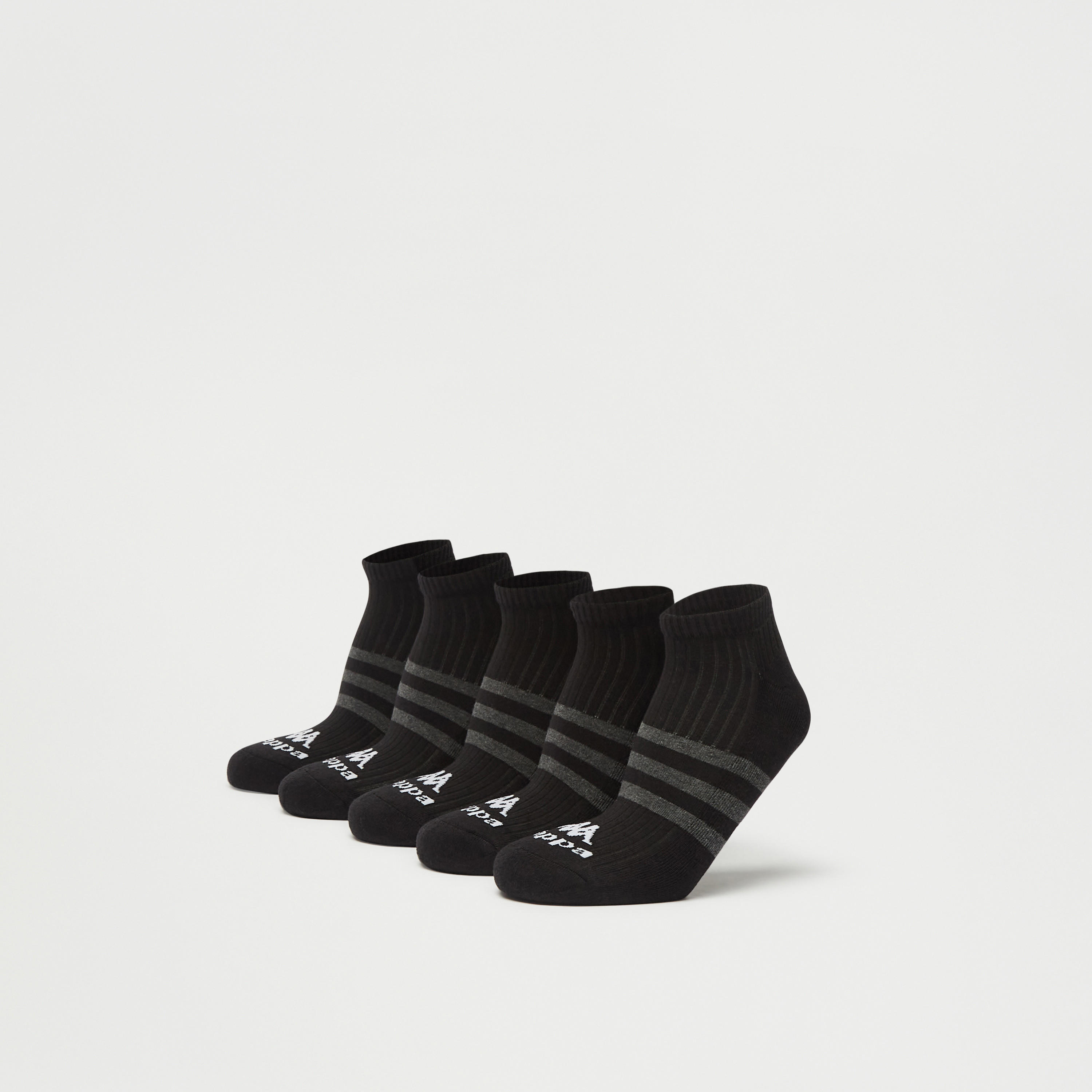 جوارب بطول الكاحل وشعار من كابا - طقم 5 أزواج-men-socks-image-1