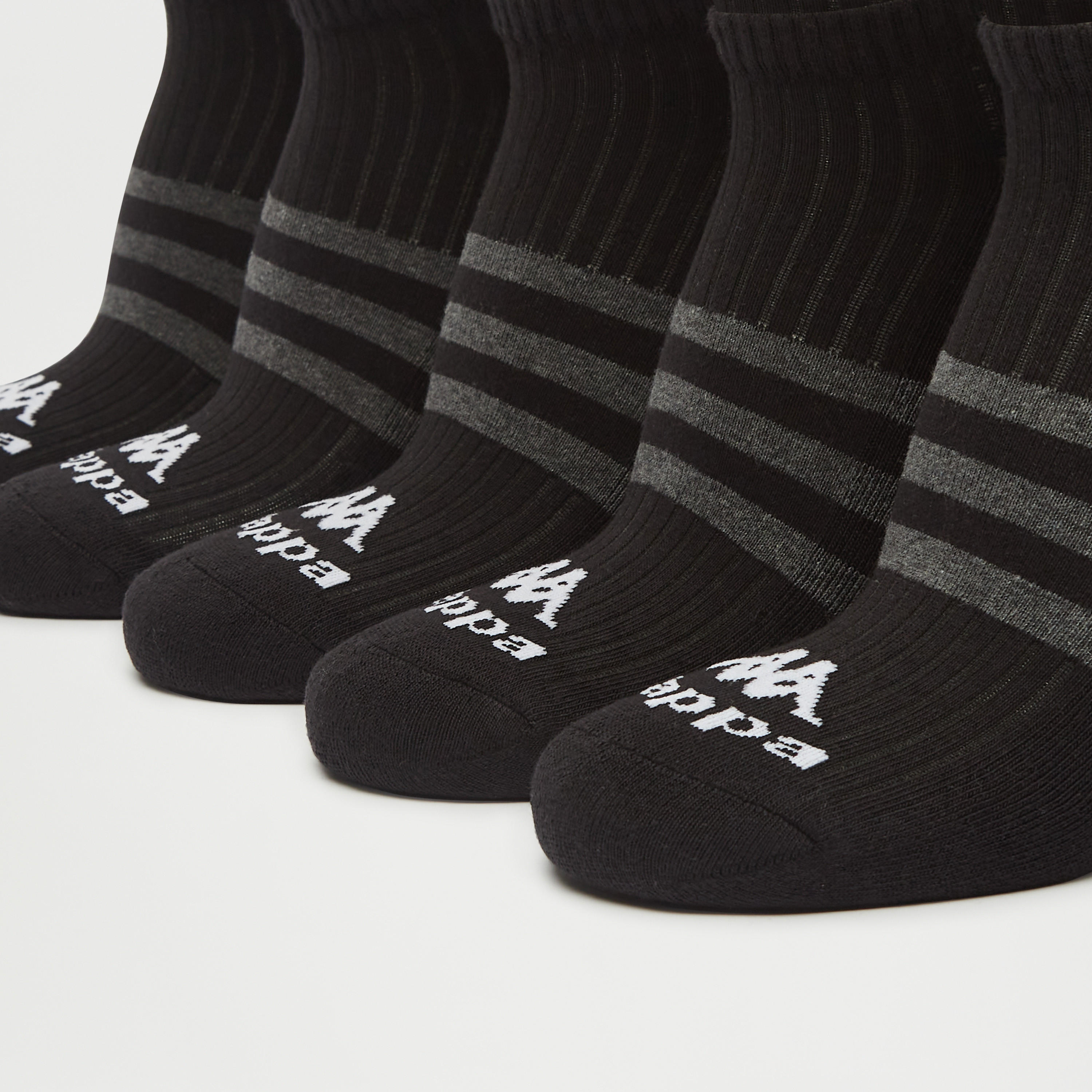 جوارب بطول الكاحل وشعار من كابا - طقم 5 أزواج-men-socks-image-3