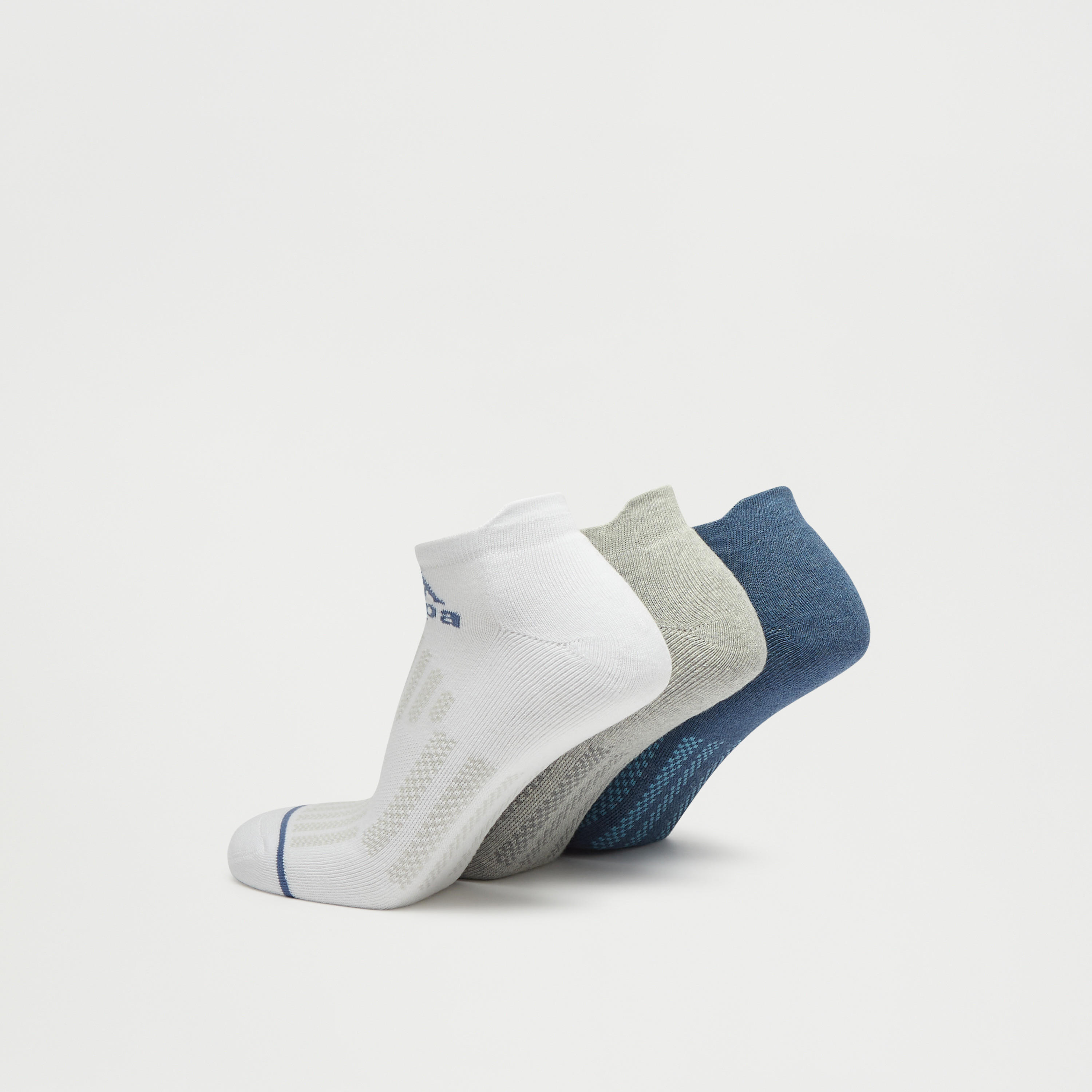 جوارب بطول الكاحل وطبعات شعار من كابا - طقم 3 أزواج-men-socks-image-2