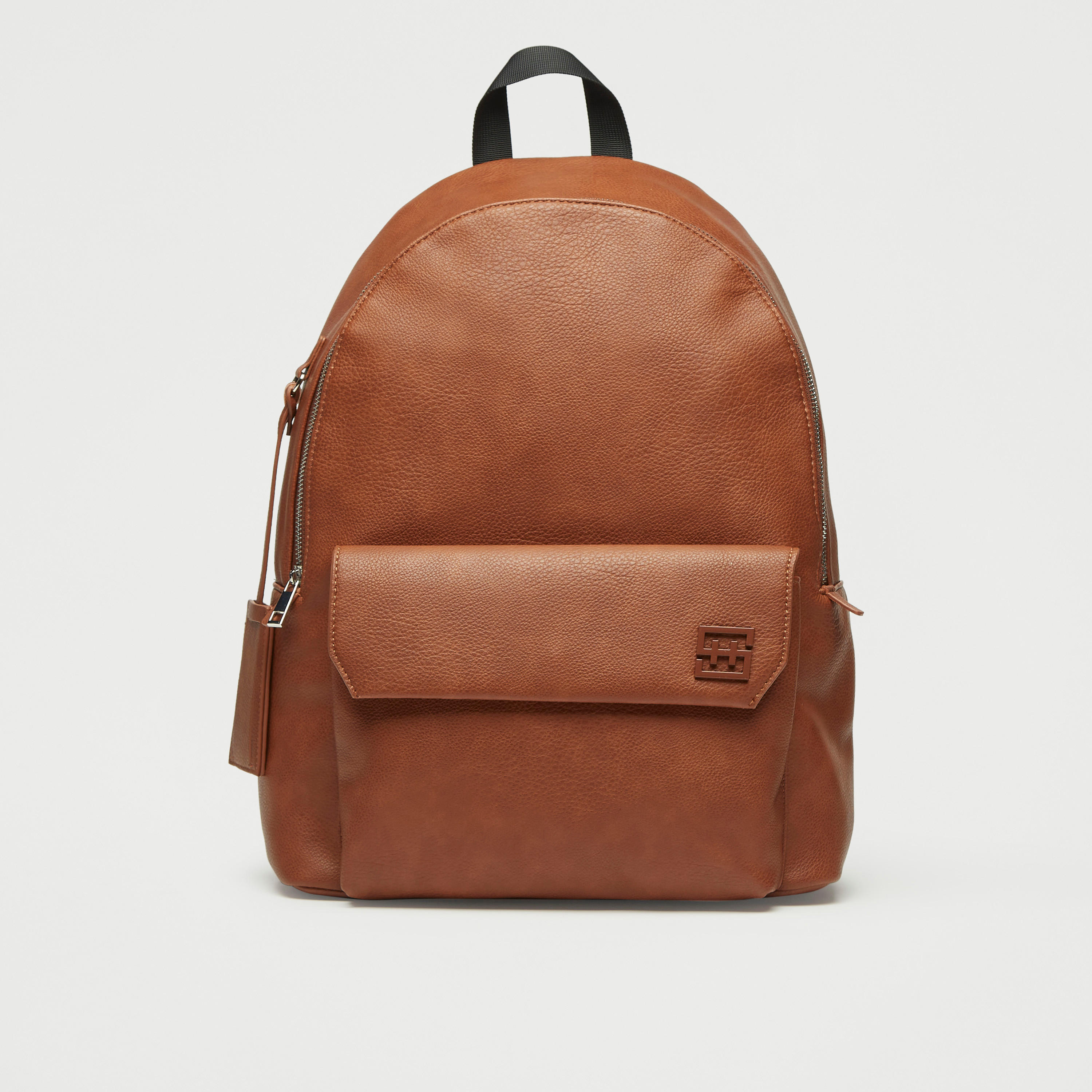 شنطة ظهر سادة بسحاب إغلاق وأحزمة قابلة للتعديل-men-bags-image-6