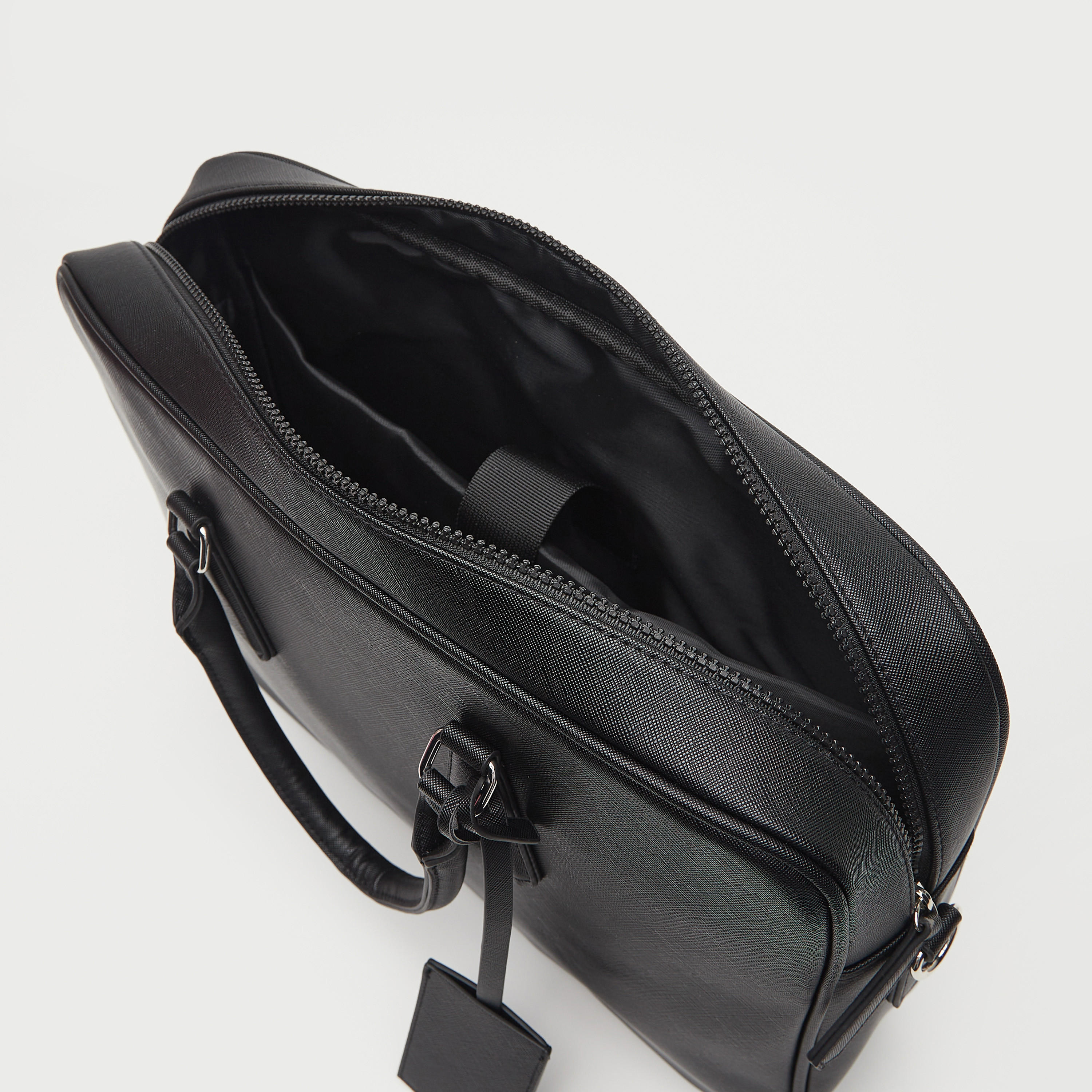 Solid Laptop Bag with Double Handles and Detachable Shoulder Strap-men-bags-image-5