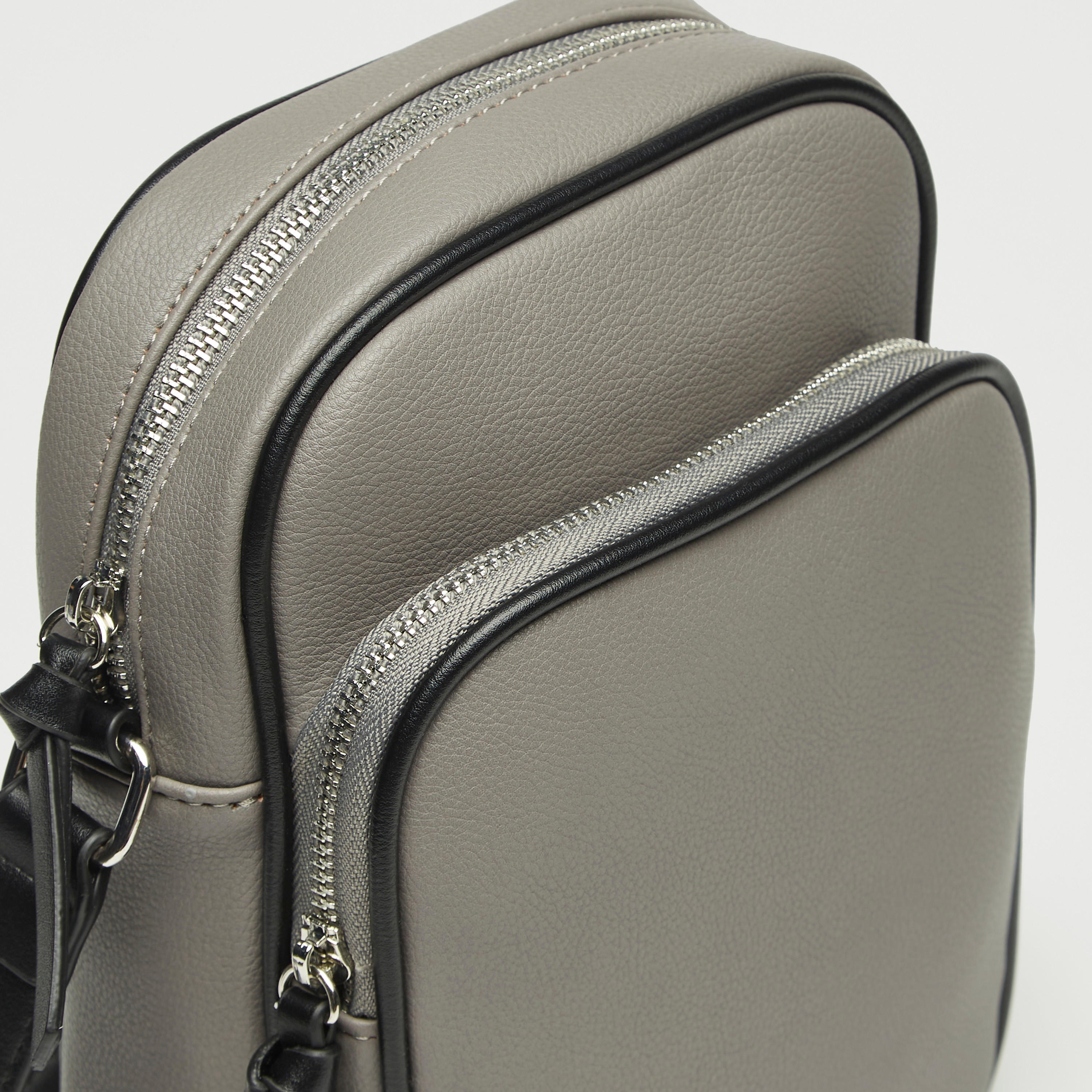 Solid 2-Compartment Sling Bag with Detachable Strap-men-bags-image-4