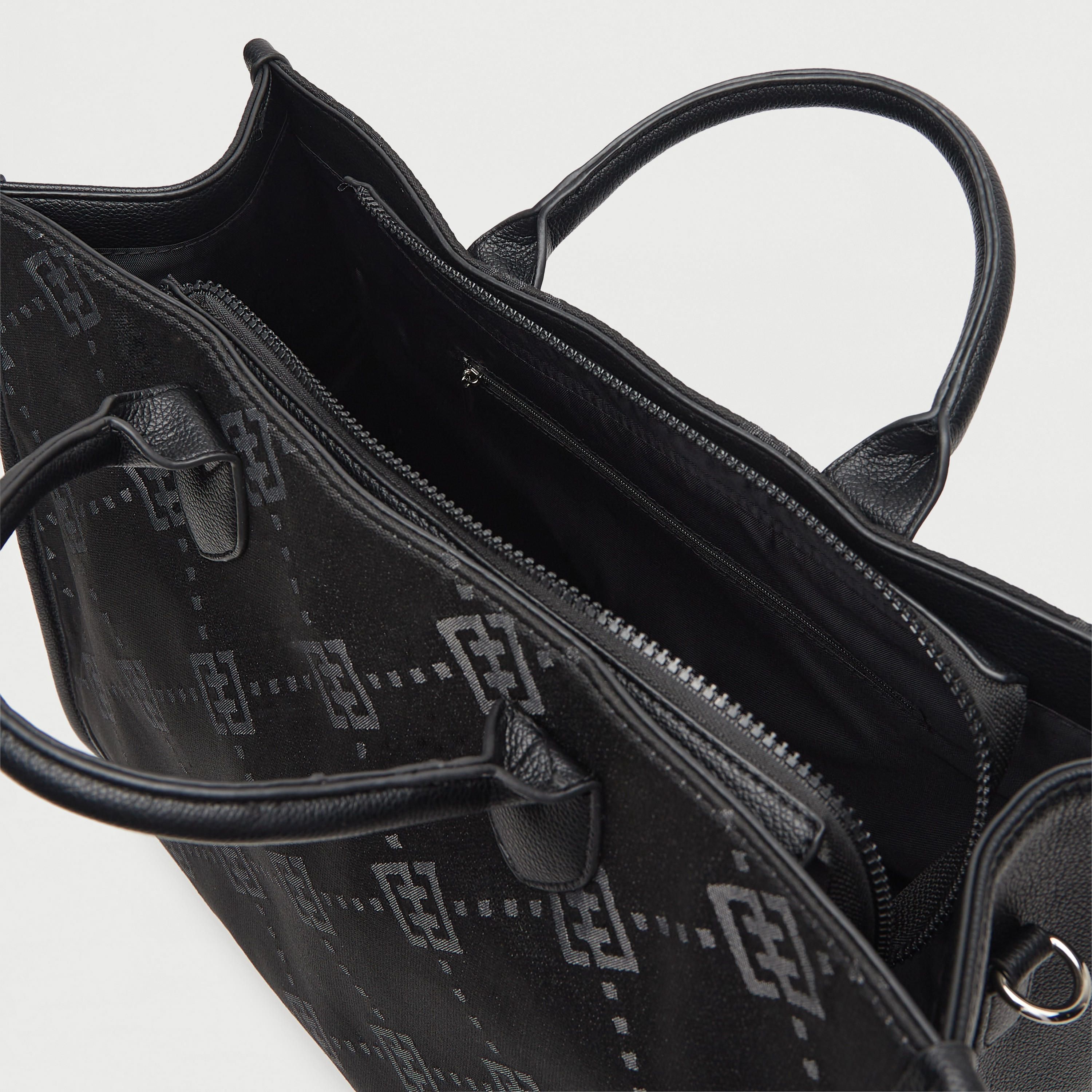 شنطة يد بارزة الملمس بمقابض مزدوجة وحزام قابل للفصل-men-bags-image-6