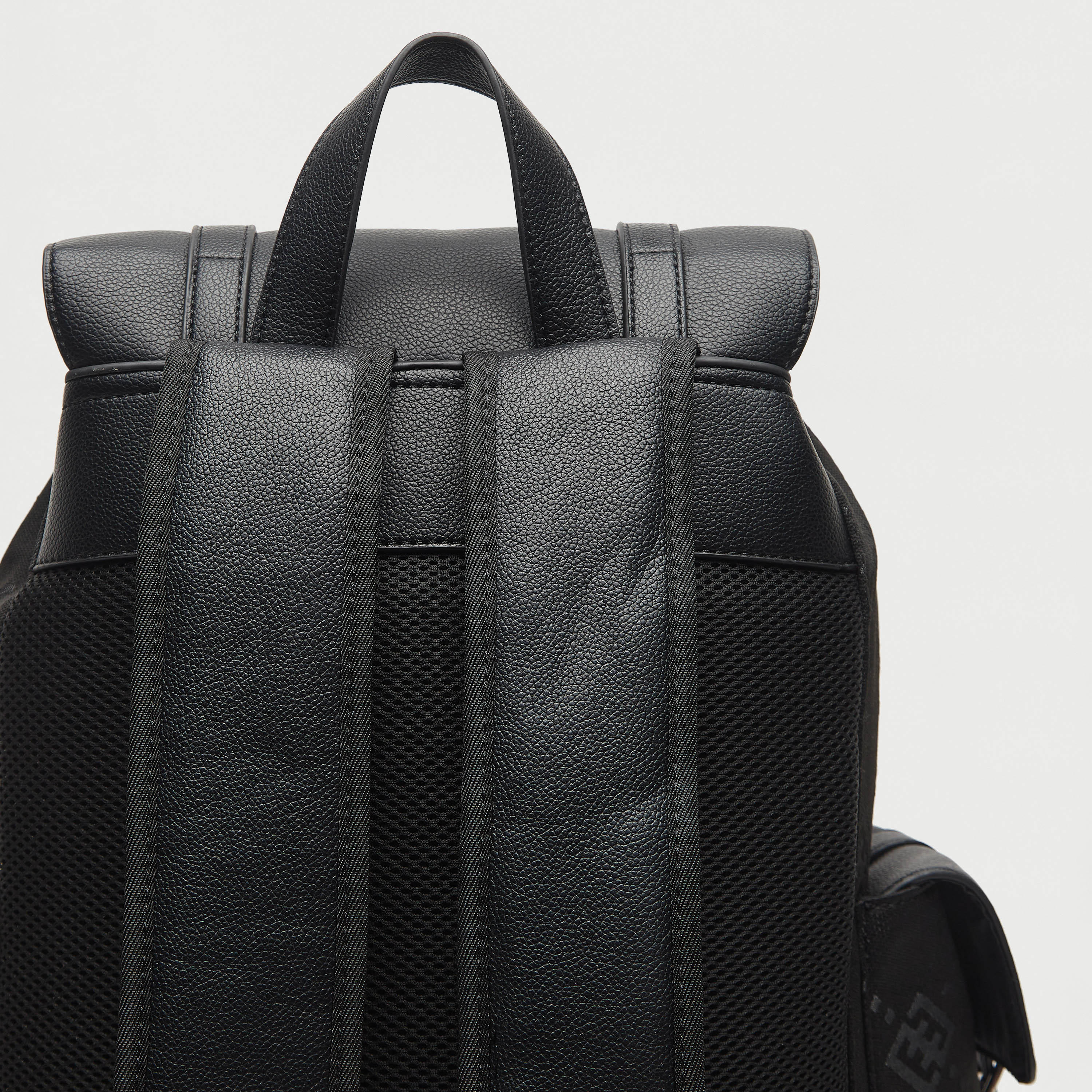 Textured Backpack with Adjustable Shoulder Straps-men-bags-image-5