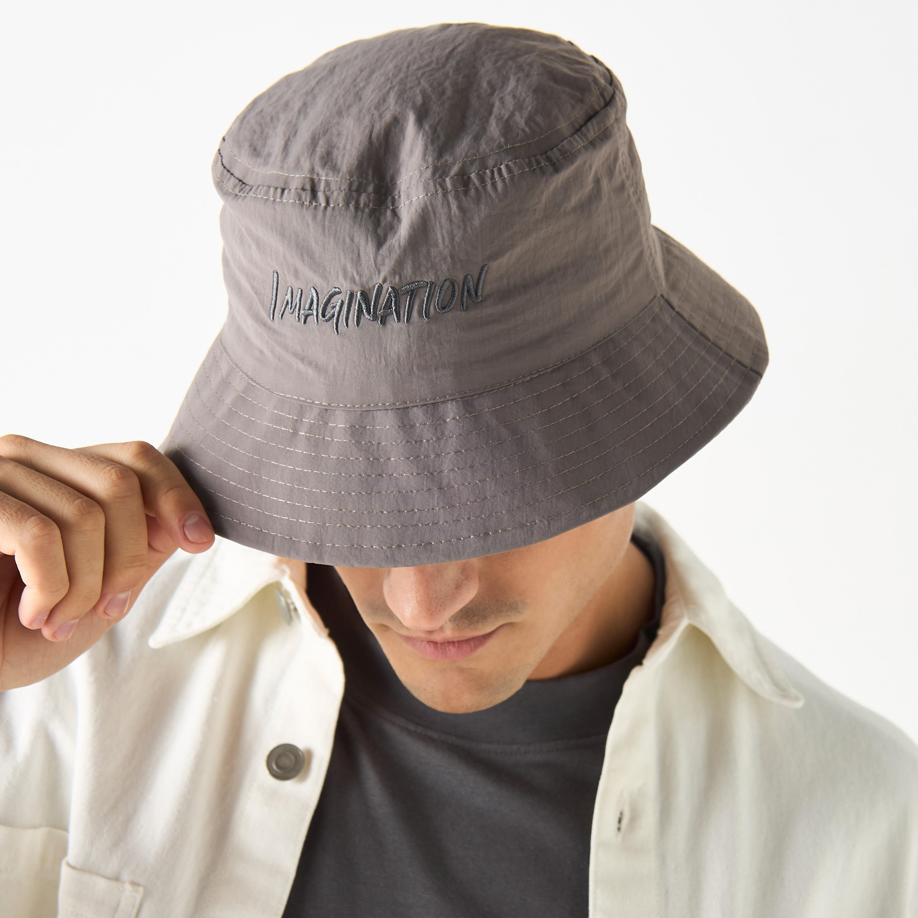 Embroidered Bucket Hat-men-caps-image-2