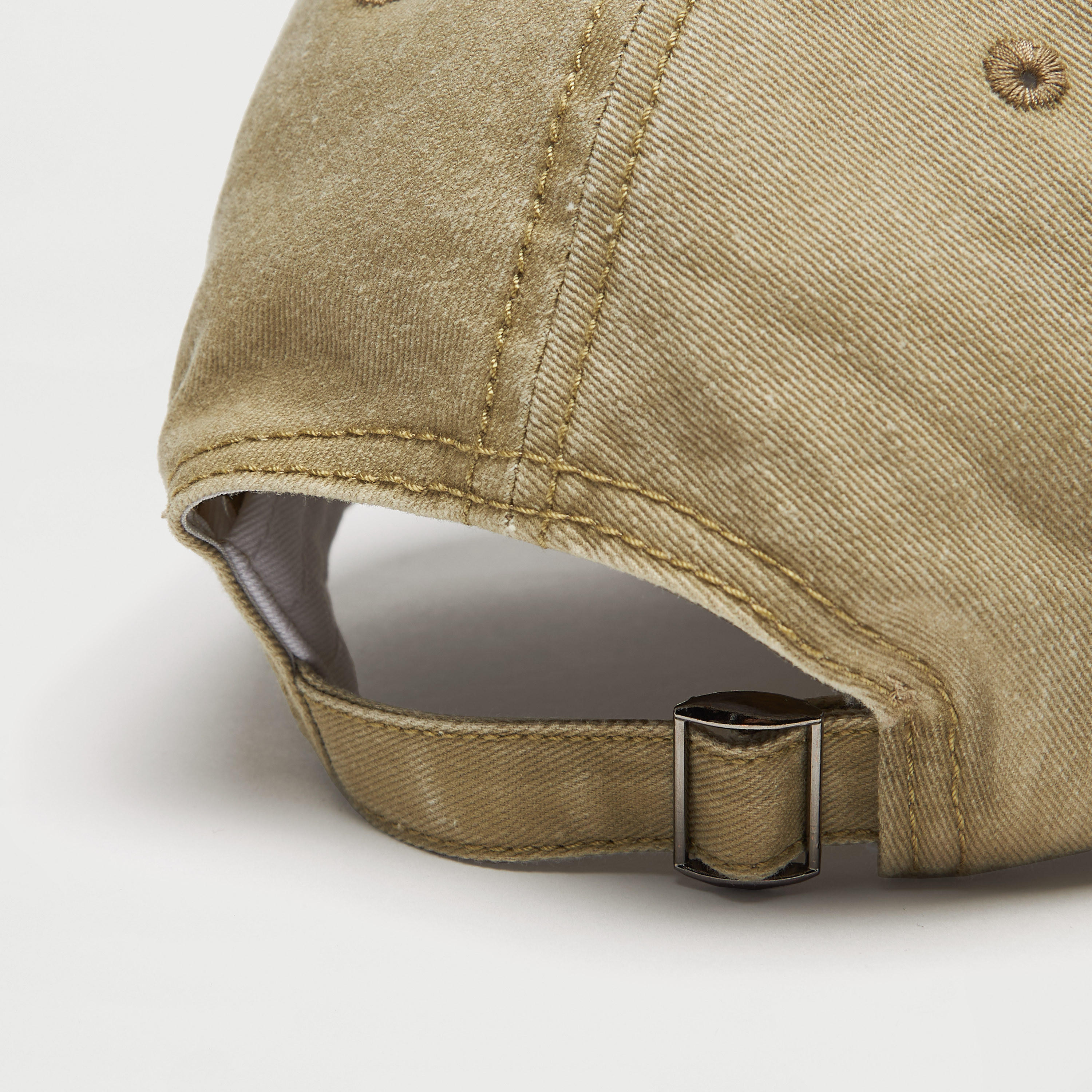 Embroidered Cap with Buckled Strap Closure-men-caps-image-5