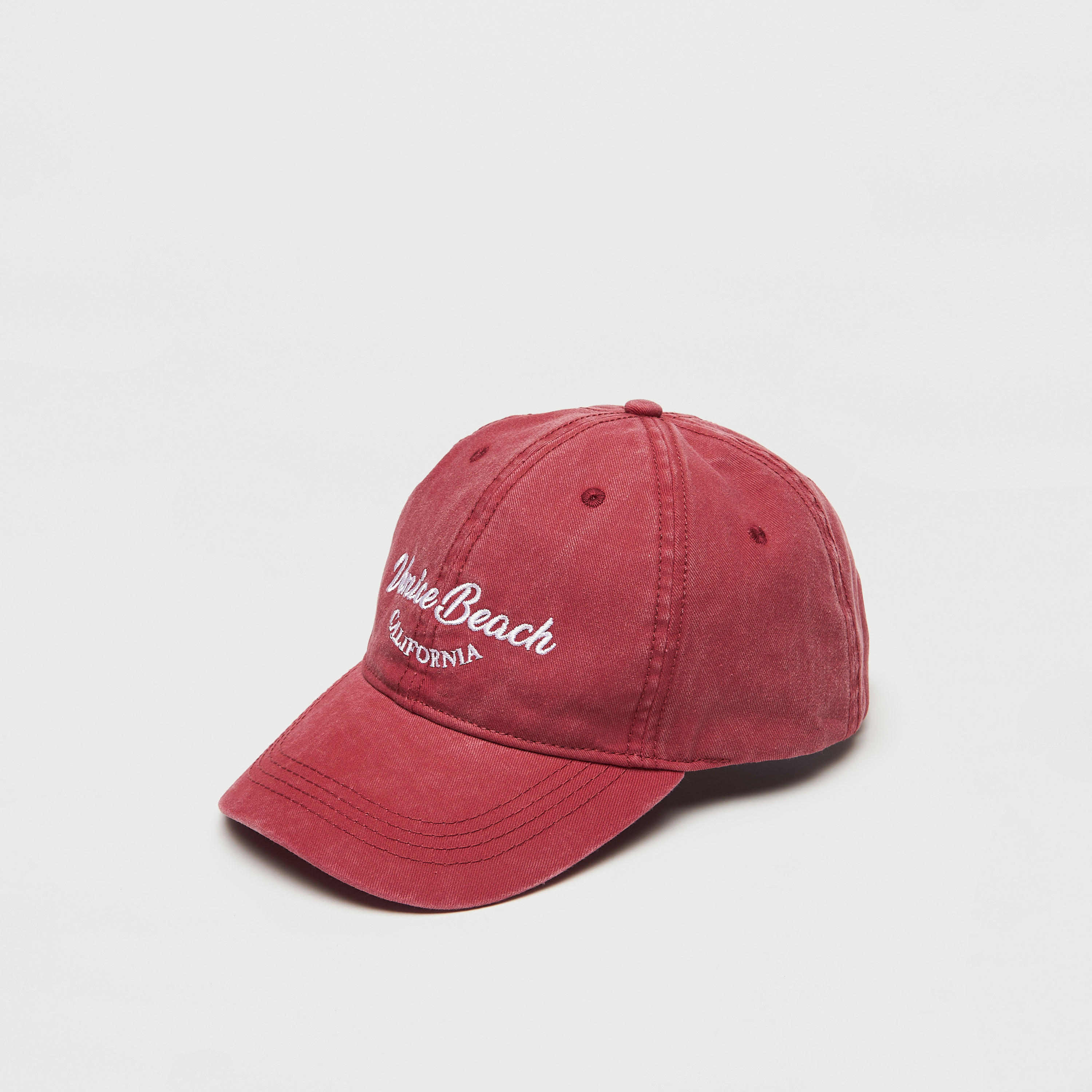 Embroidered Cap with Buckled Strap Closure-men-caps-image-1