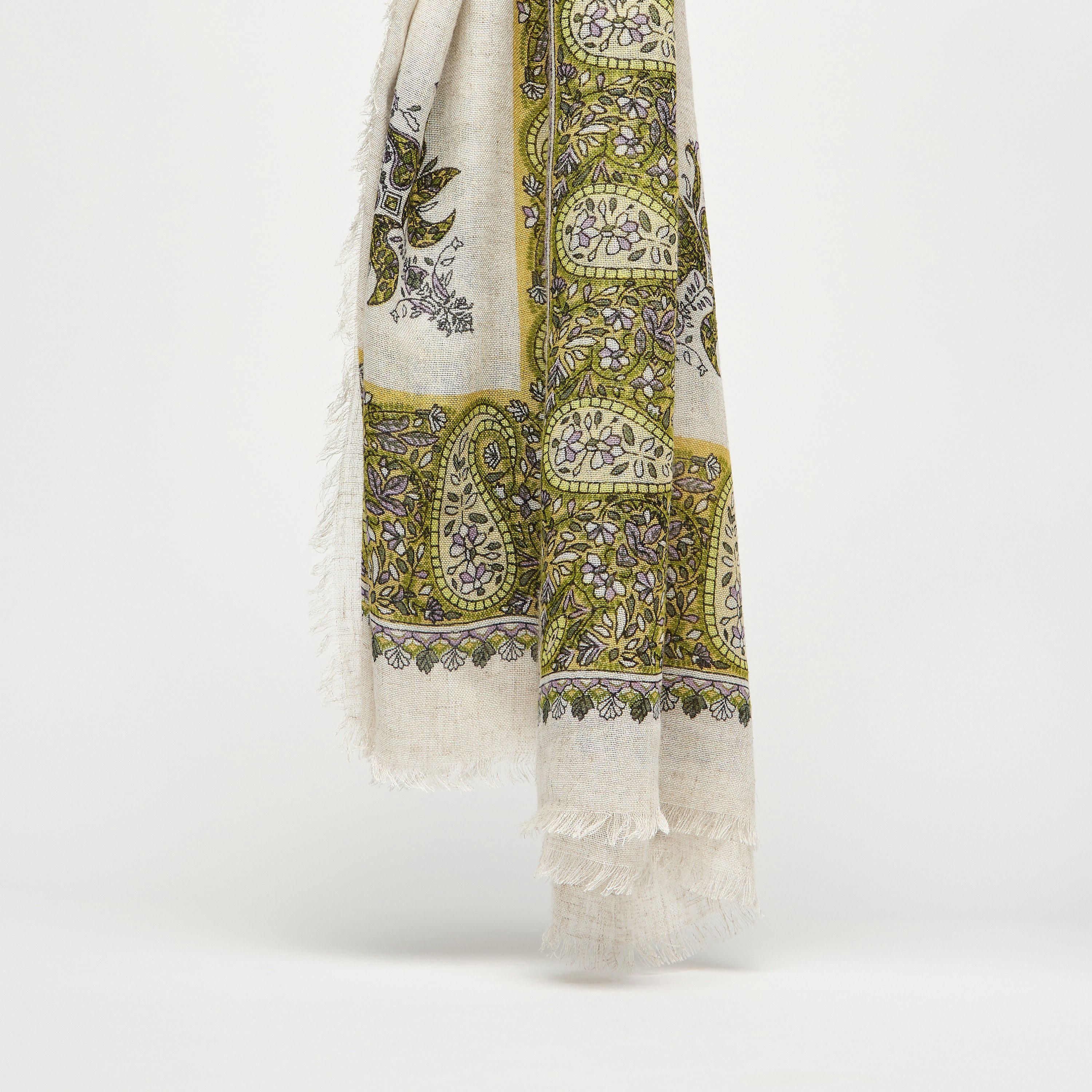 Paisley Print Scarf-men-scarvesandgloves-image-1