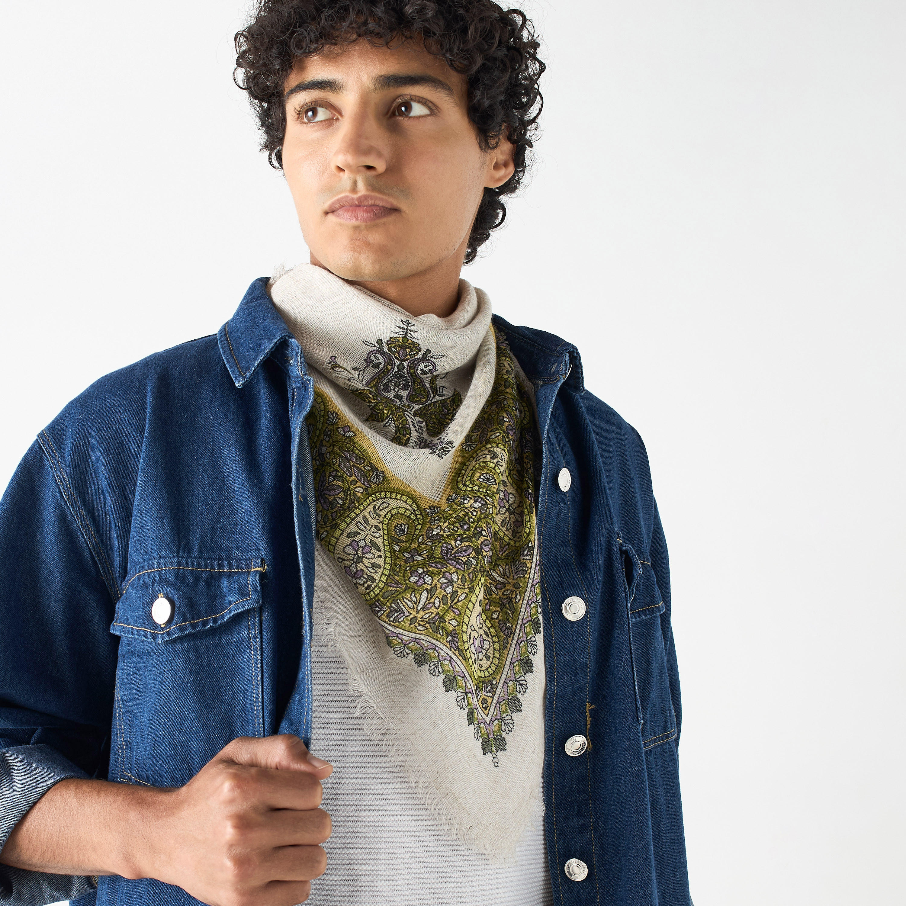 Paisley Print Scarf-men-scarvesandgloves-image-2