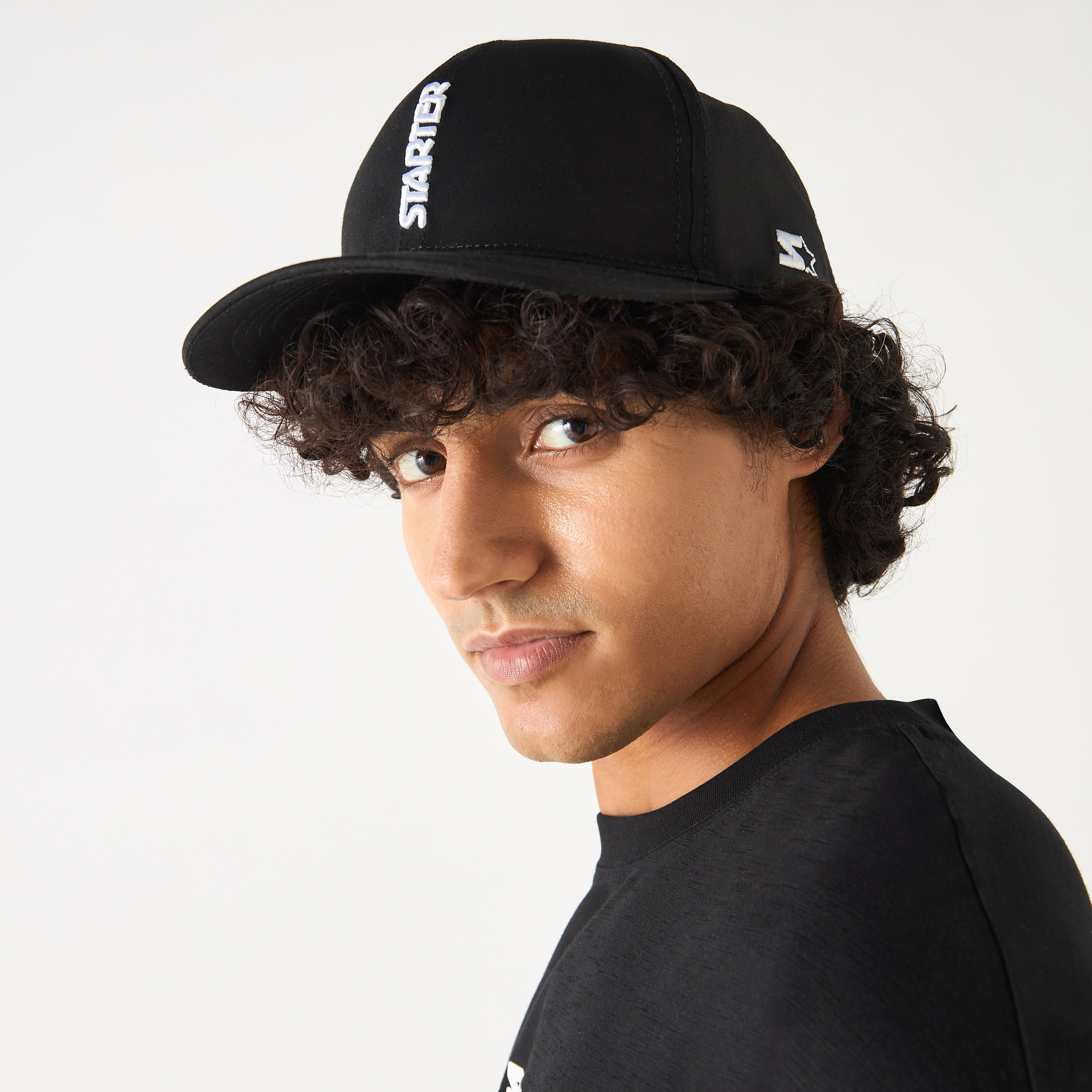 كاب بتطريز شعار وحزام بإبزيم إغلاق من ستارتر-men-caps-image-2
