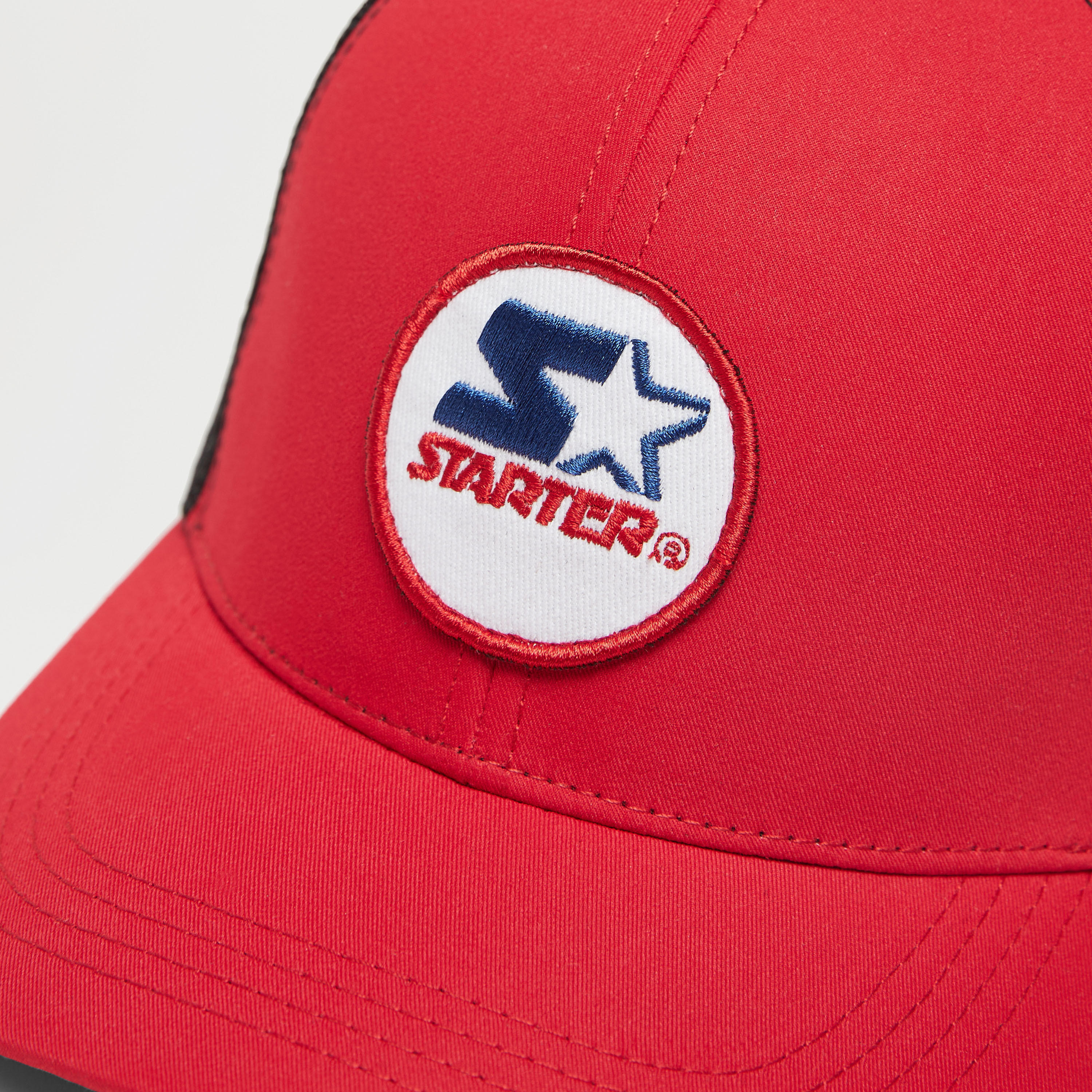 Starter Logo Applique Mesh Cap with Snap Back Closure-men-caps-image-3