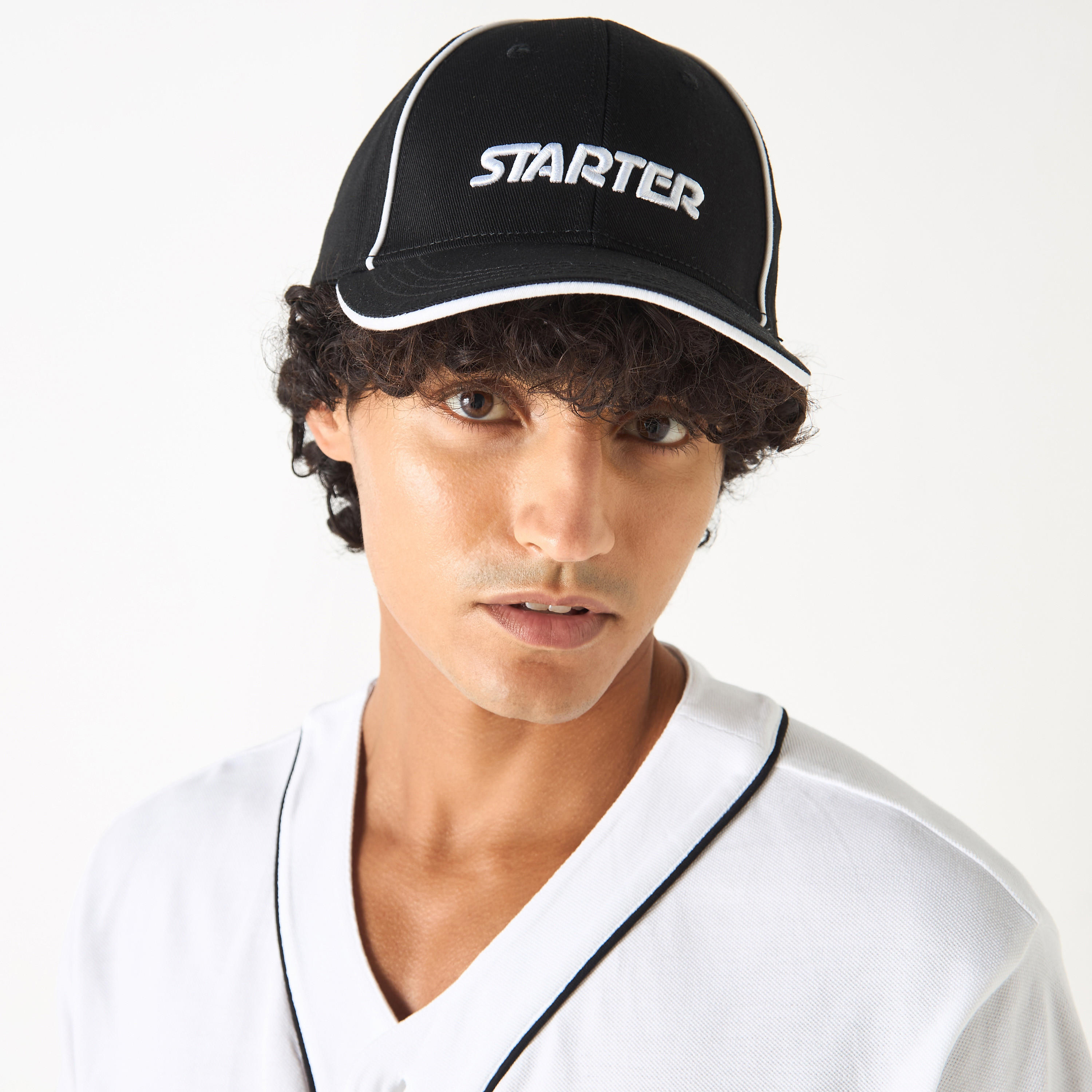 Starter Embroidered Cap with Strap Back Closure-men-caps-image-2