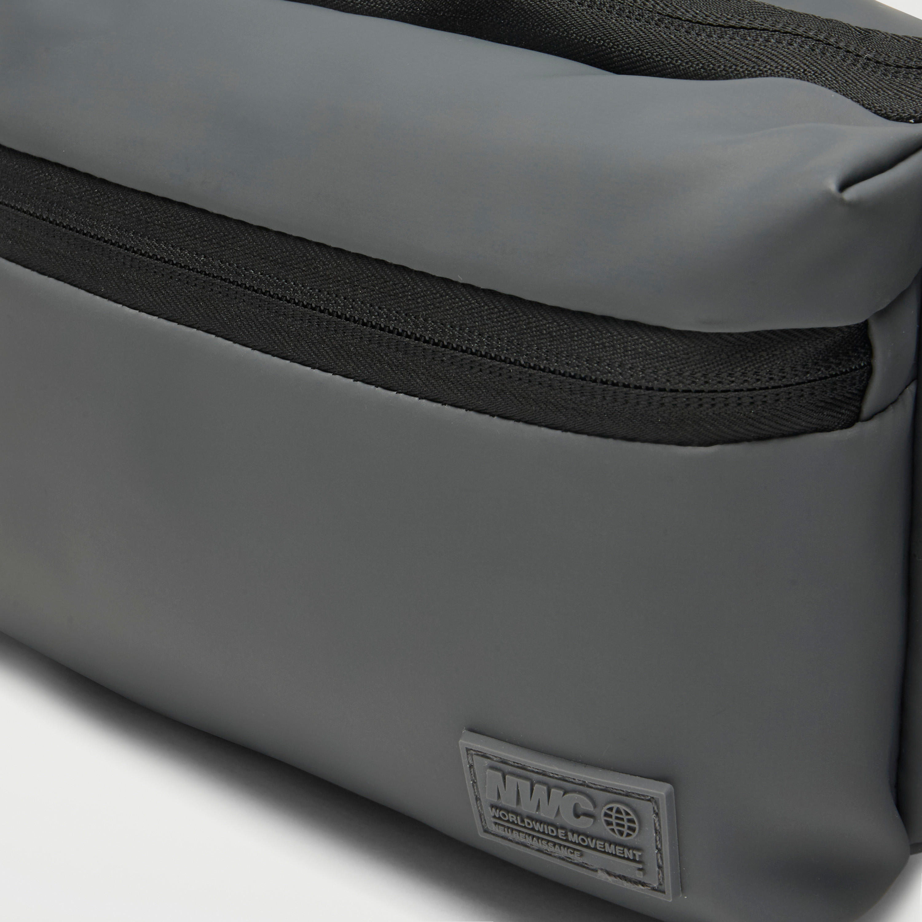 Solid Waistbag with Adjustable Strap and Zip Closure-men-bags-image-5