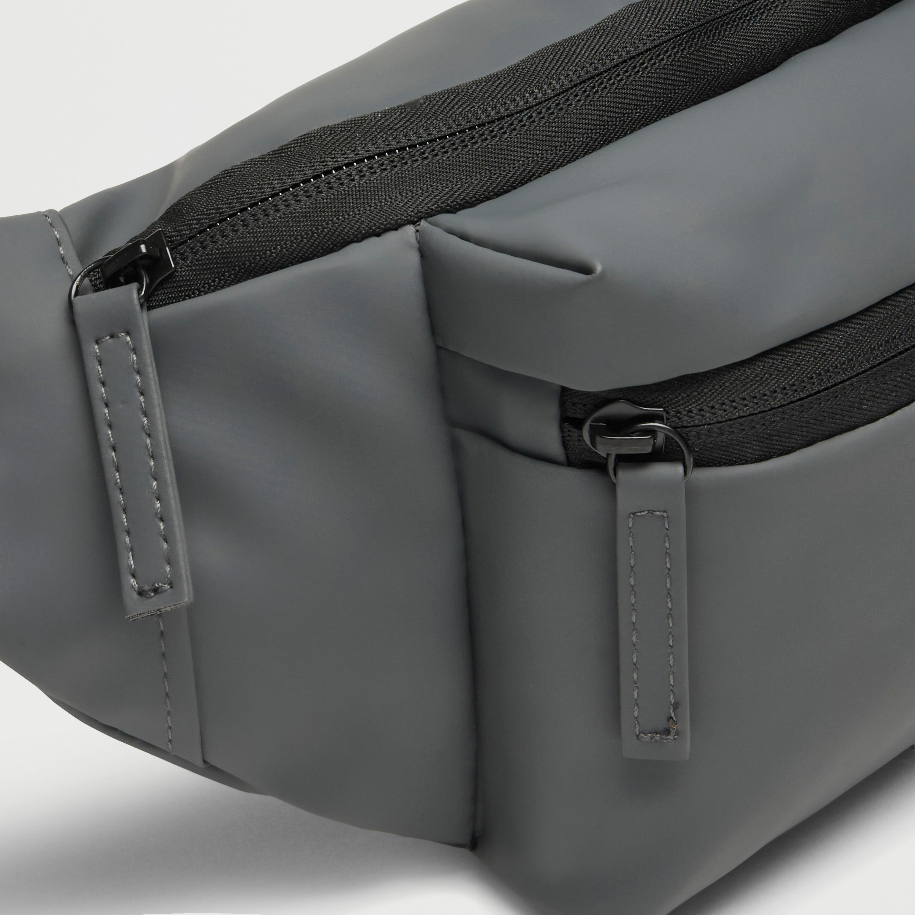 Solid Waistbag with Adjustable Strap and Zip Closure-men-bags-image-6